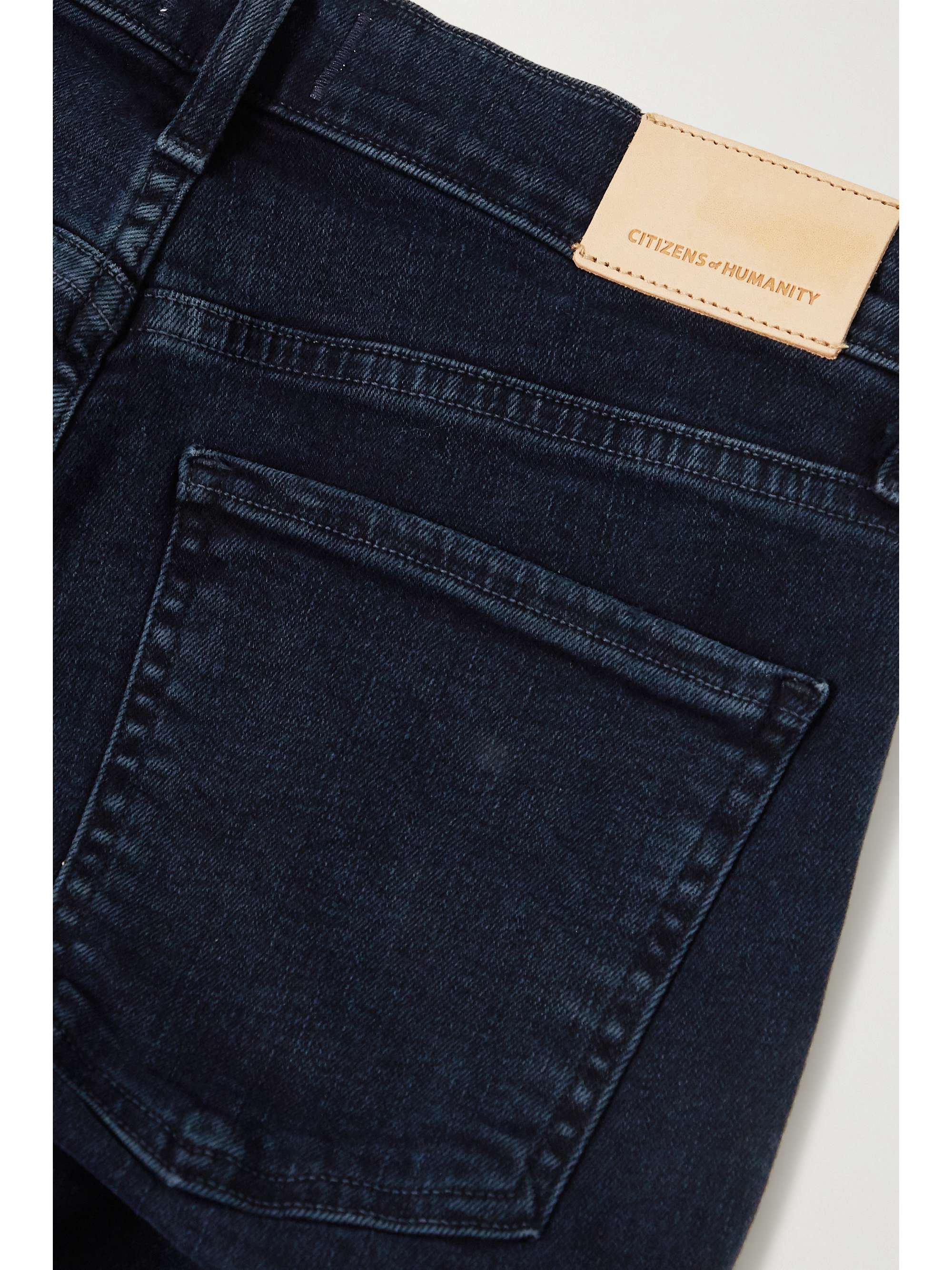 Dark denim Olivia high-rise slim-leg 