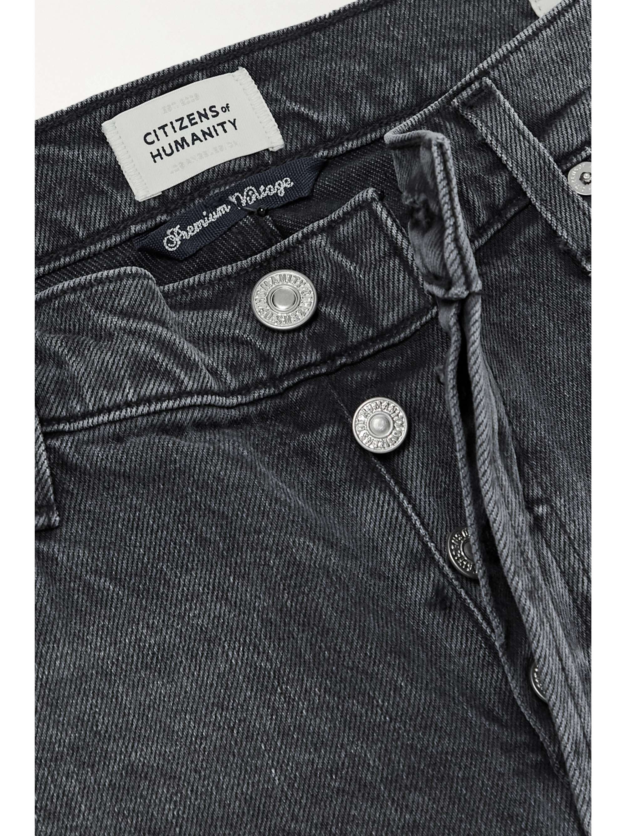 Anthracite Emerson mid-rise slim-leg 