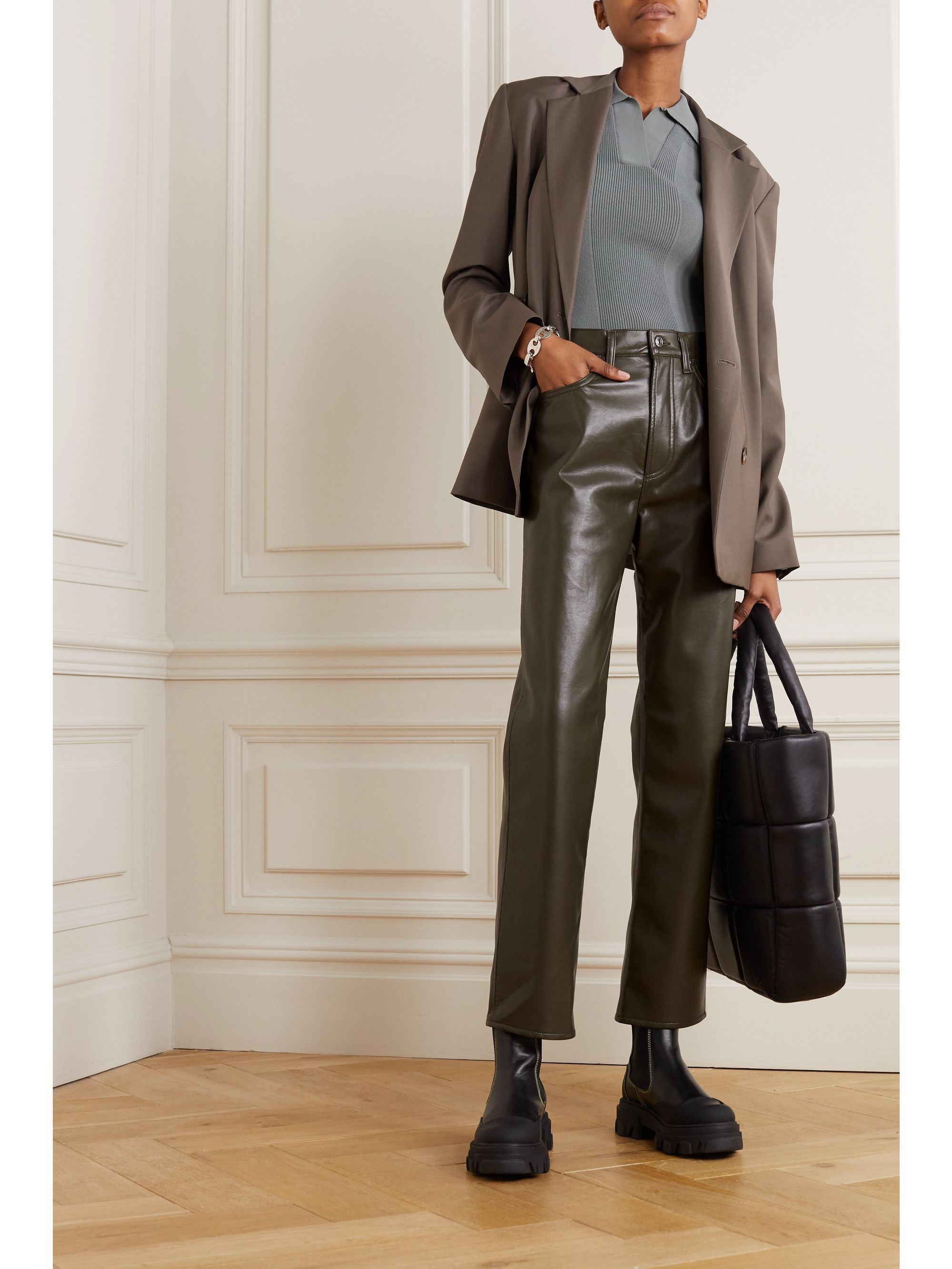 Agolde leather jeans Clearance