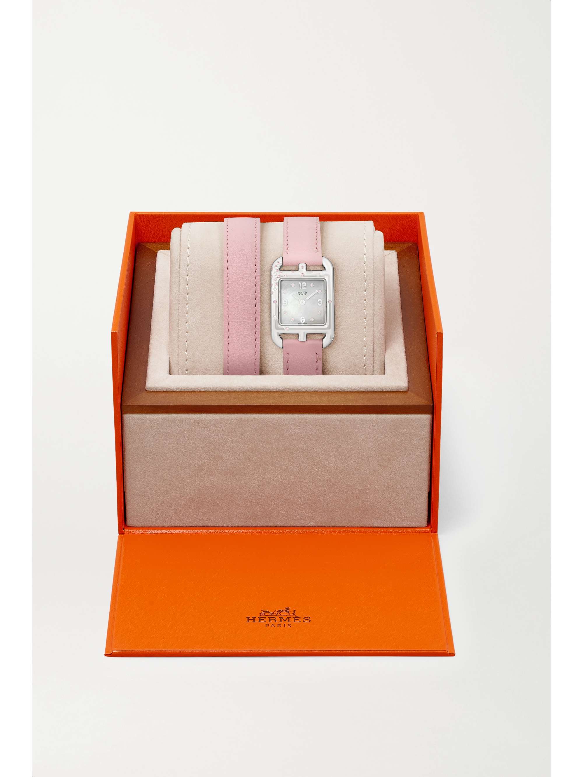 HERMÈS TIMEPIECES Cape Cod 31mm small stainless steel and leather watch