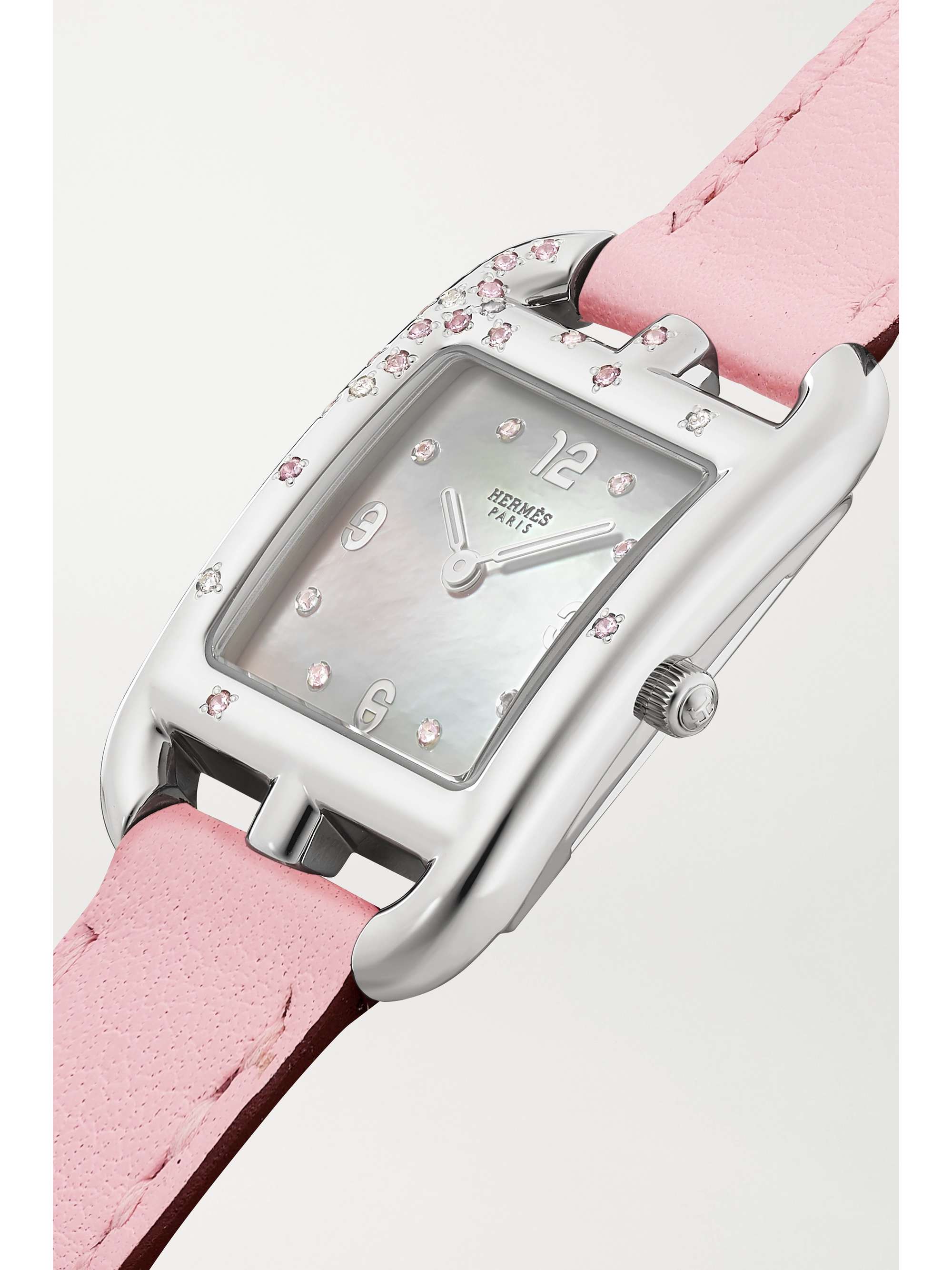 HERMÈS TIMEPIECES Cape Cod 31mm small stainless steel and leather watch