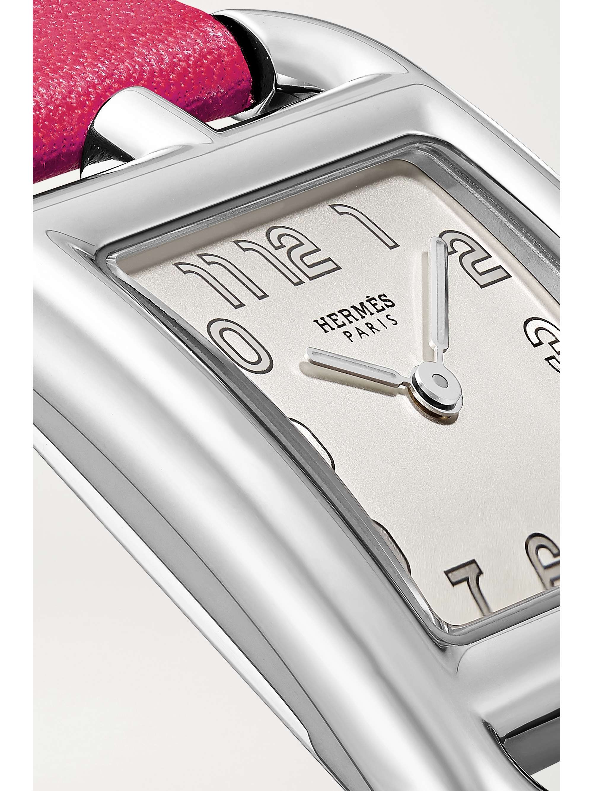 HERMÈS TIMEPIECES Cape Cod 23mm small stainless steel and leather watch