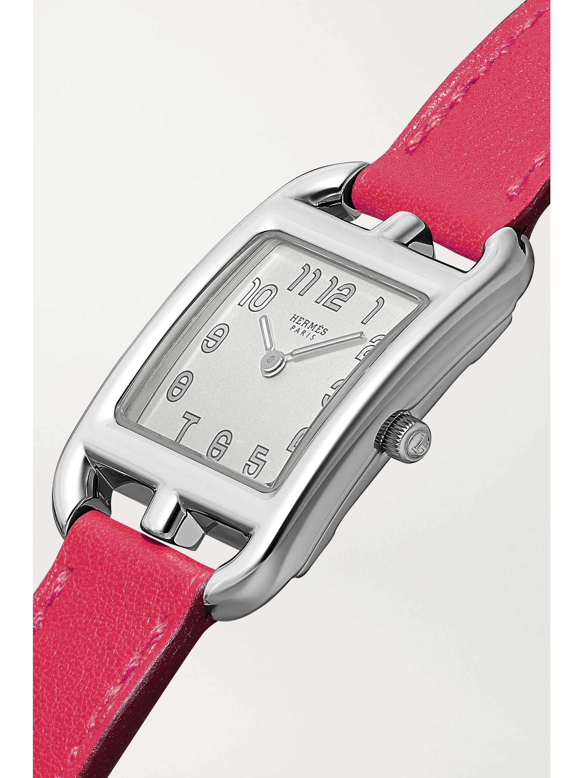 HERMÈS TIMEPIECES Cape Cod 23mm small stainless steel and leather watch