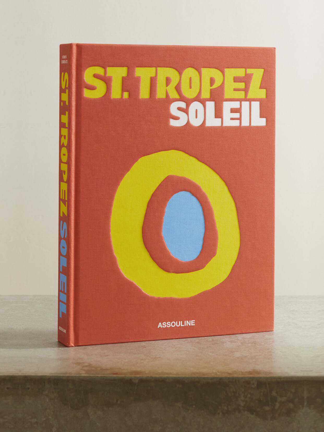 Assouline St. Tropez Soleil By Simon Liberati Hardcover Book In Orange