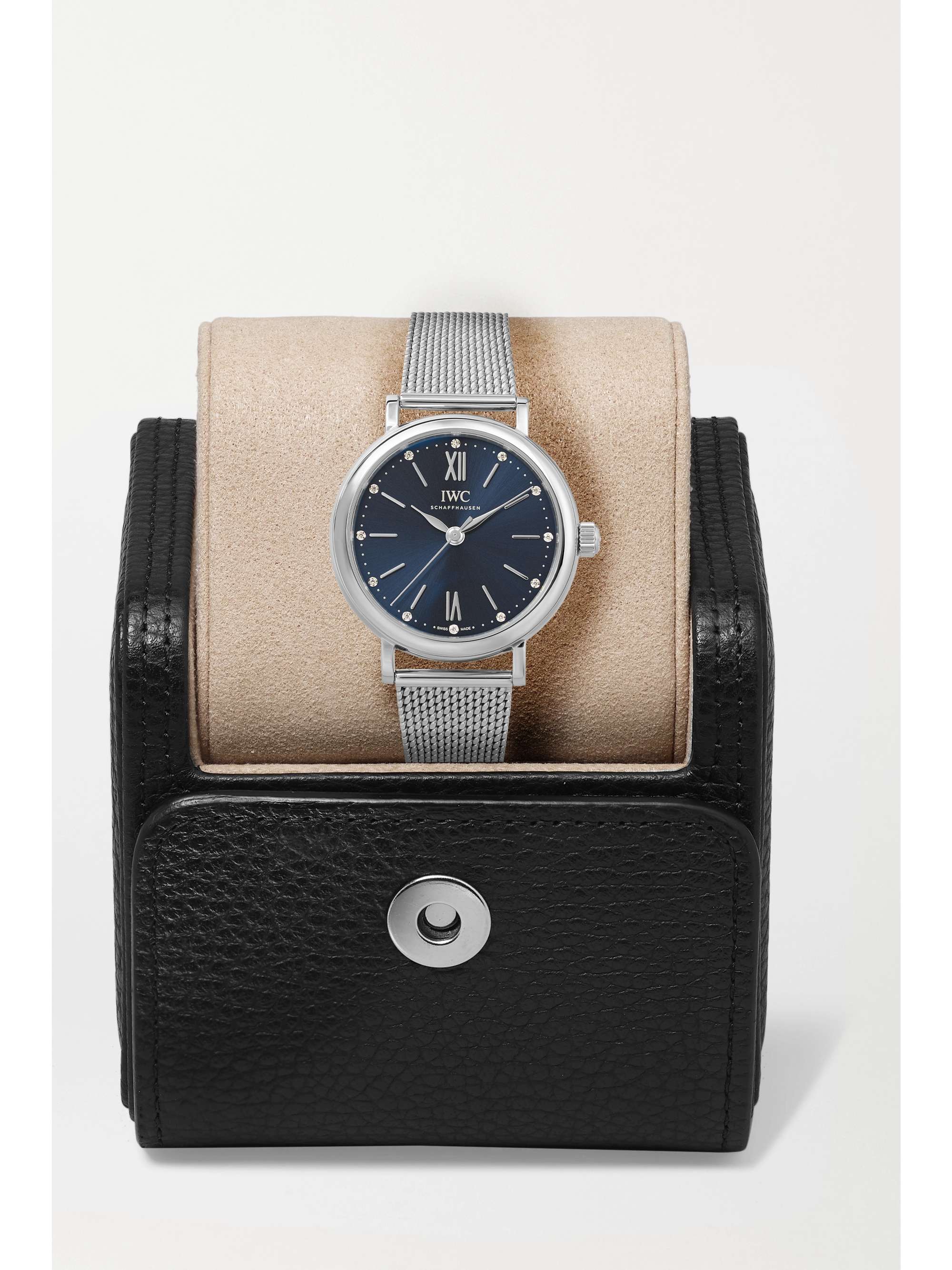 IWC SCHAFFHAUSEN Portofino Automatic 34 毫米钻石精钢腕表