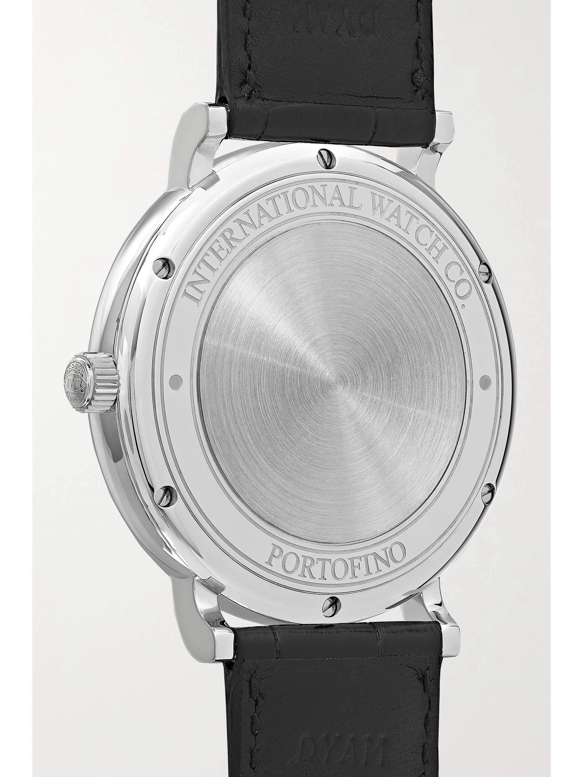 IWC SCHAFFHAUSEN Portofino Automatic 40mm stainless steel and alligator watch