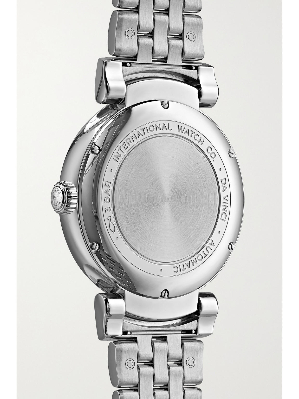 Iwc Schaffhausen Da Vinci Automatic 40mm Stainless Steel Watch In Silver