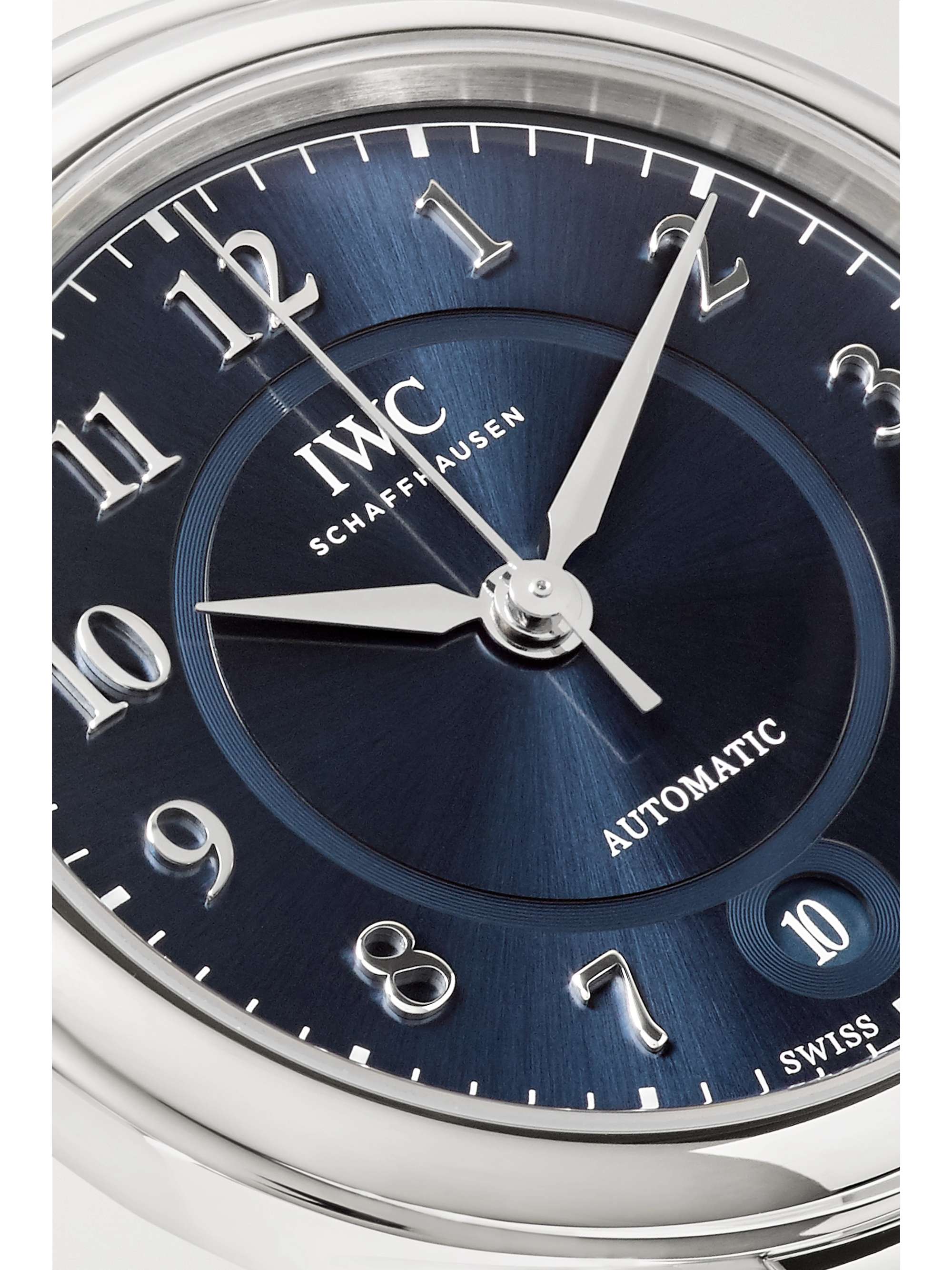 IWC SCHAFFHAUSEN Da Vinci Automatic 36mm stainless steel and alligator watch