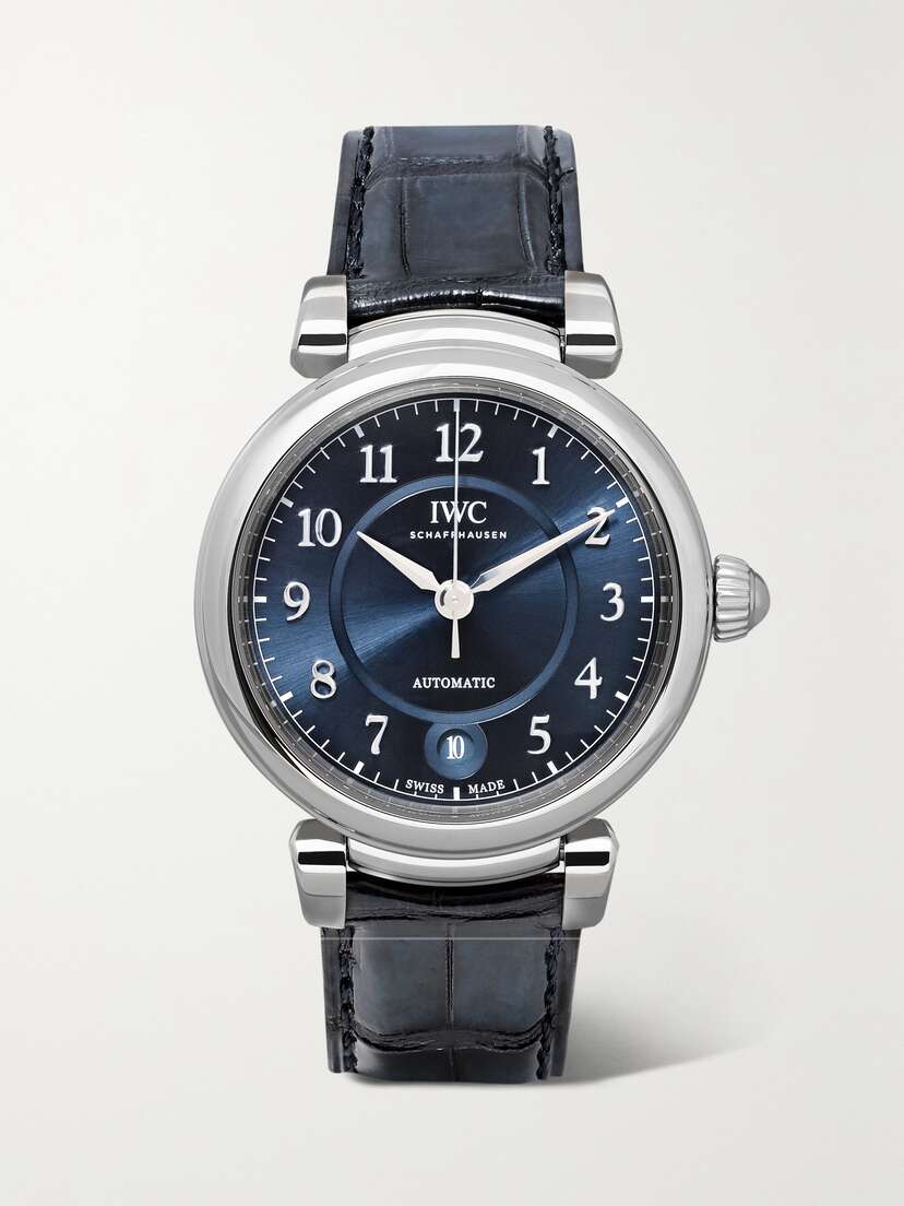IWC SCHAFFHAUSEN Da Vinci Automatic 36mm Stainless Steel And Alligator Watch