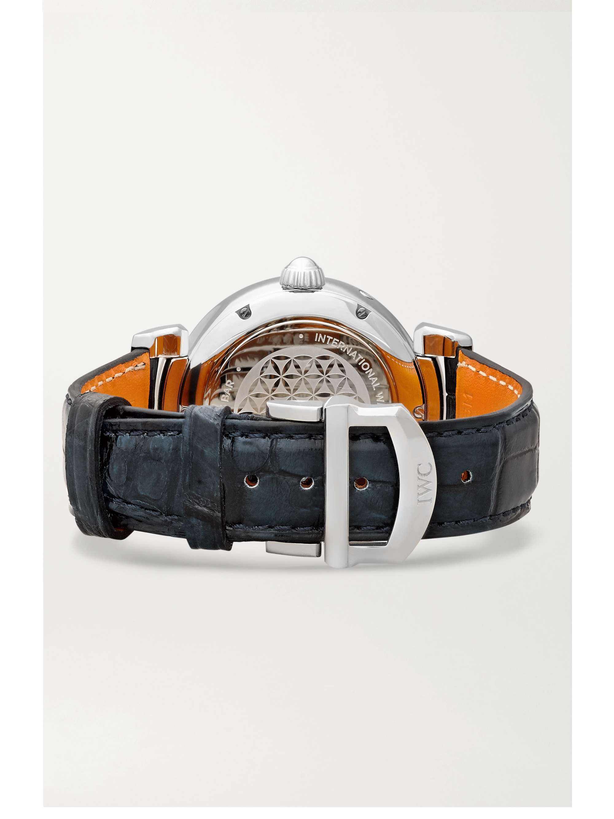 IWC SCHAFFHAUSEN Da Vinci Automatic Moon Phase 36mm stainless steel and alligator watch