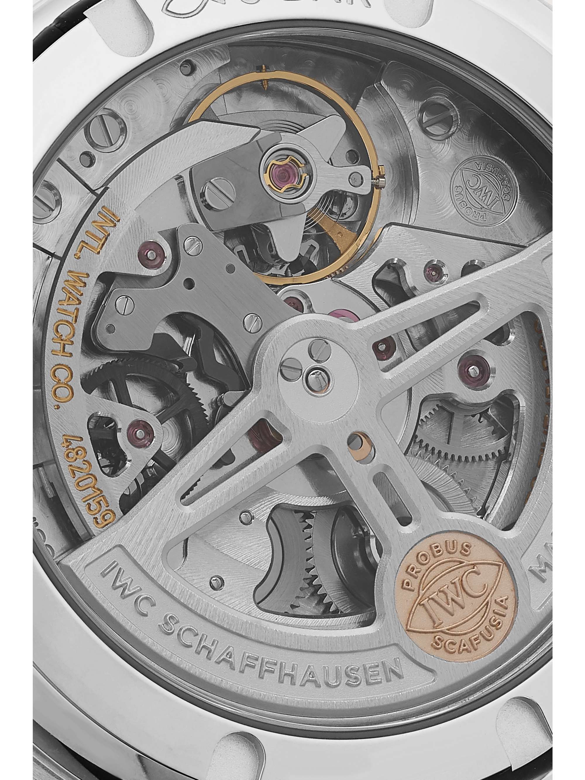IWC SCHAFFHAUSEN Portugieser Automatic 40,4 mm Uhr aus Edelstahl mit Alligatorlederarmband