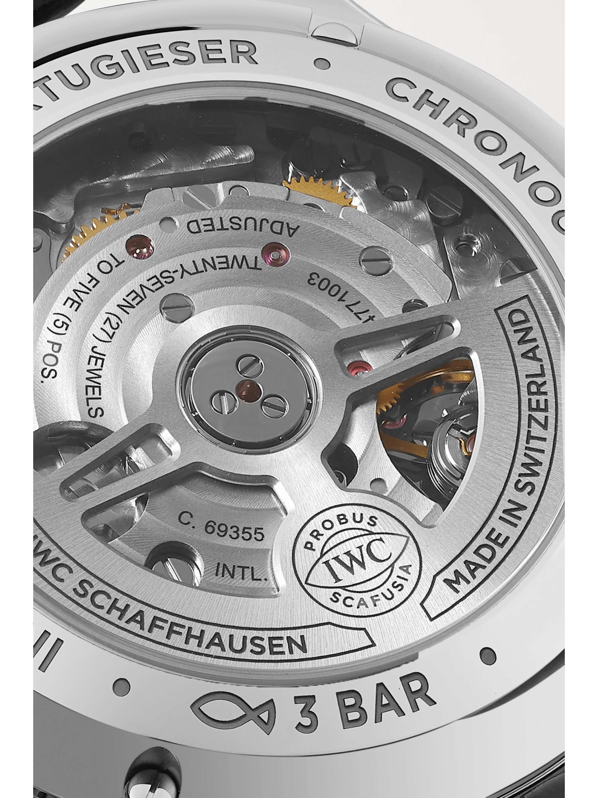 IWC SCHAFFHAUSEN Portugieser Automatic Chronograph 41mm stainless steel and alligator watch