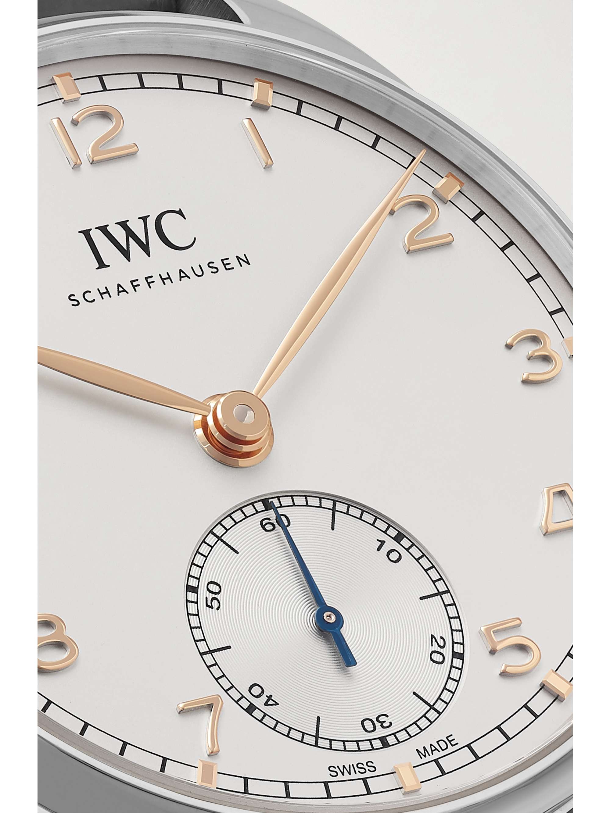 IWC SCHAFFHAUSEN Portugieser Automatic 40.4mm stainless steel and alligator watch