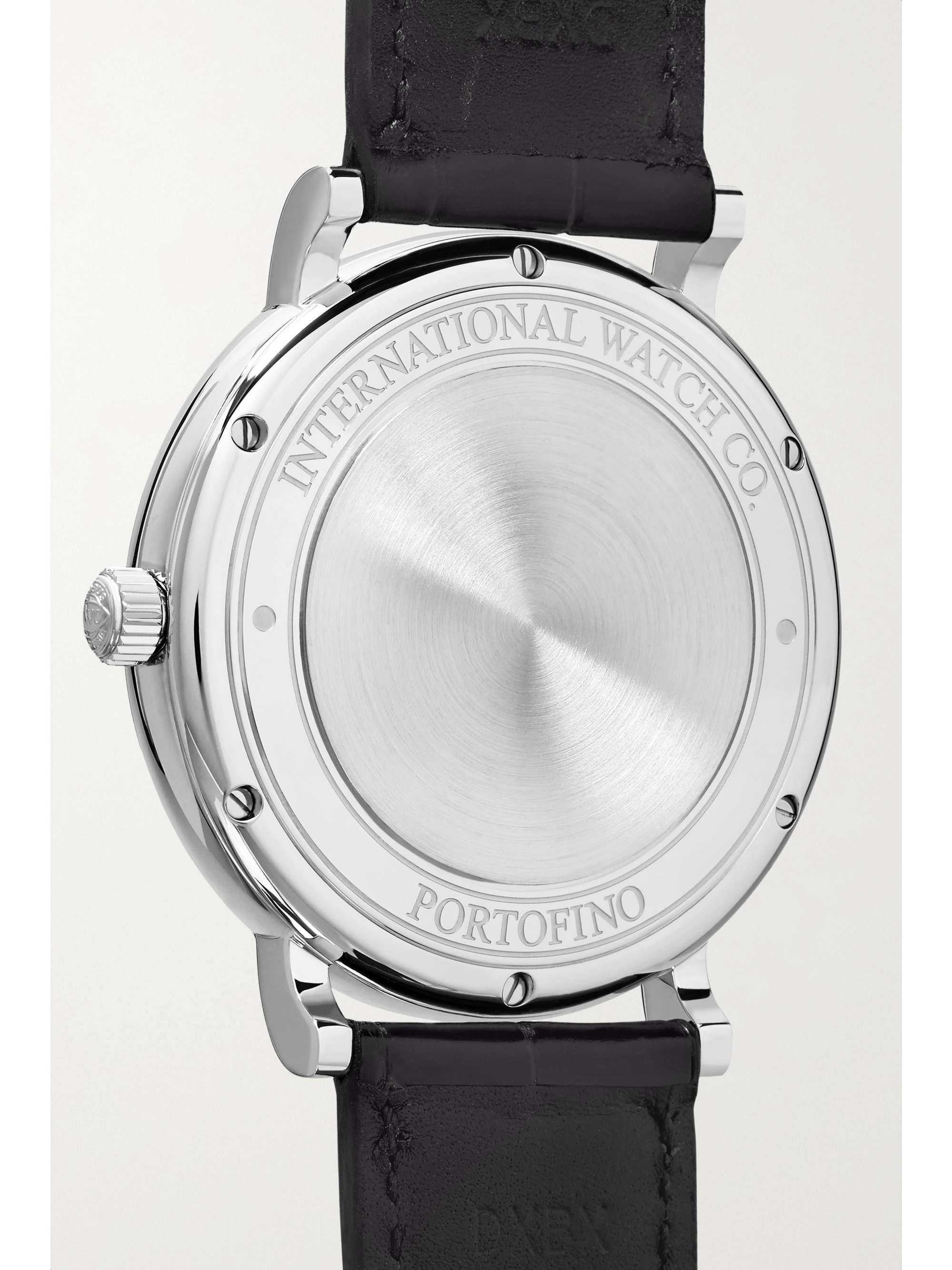 IWC SCHAFFHAUSEN Portofino Automatic 40mm stainless steel and alligator watch