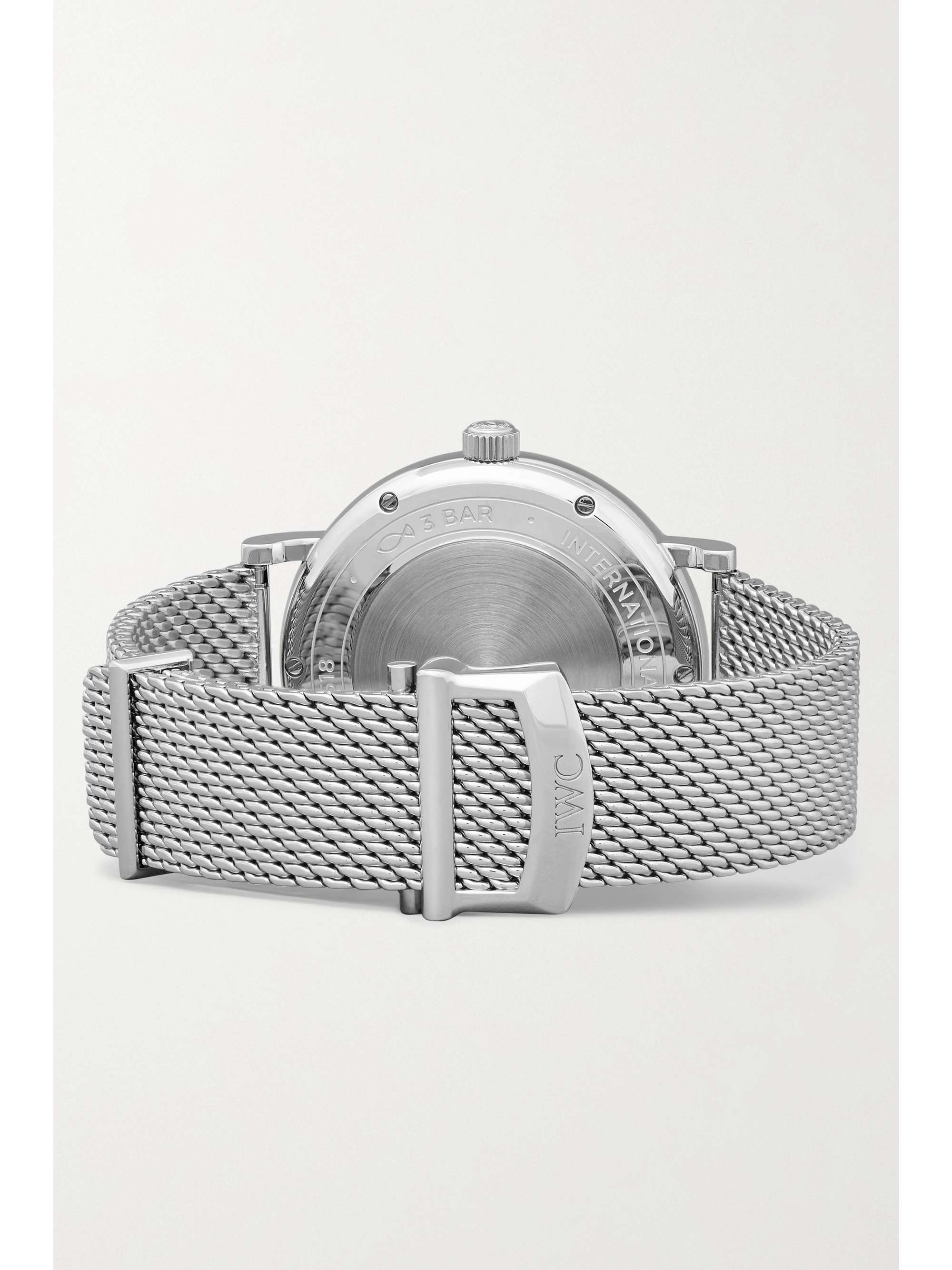 IWC SCHAFFHAUSEN Portofino Automatic 37mm stainless steel and diamond watch