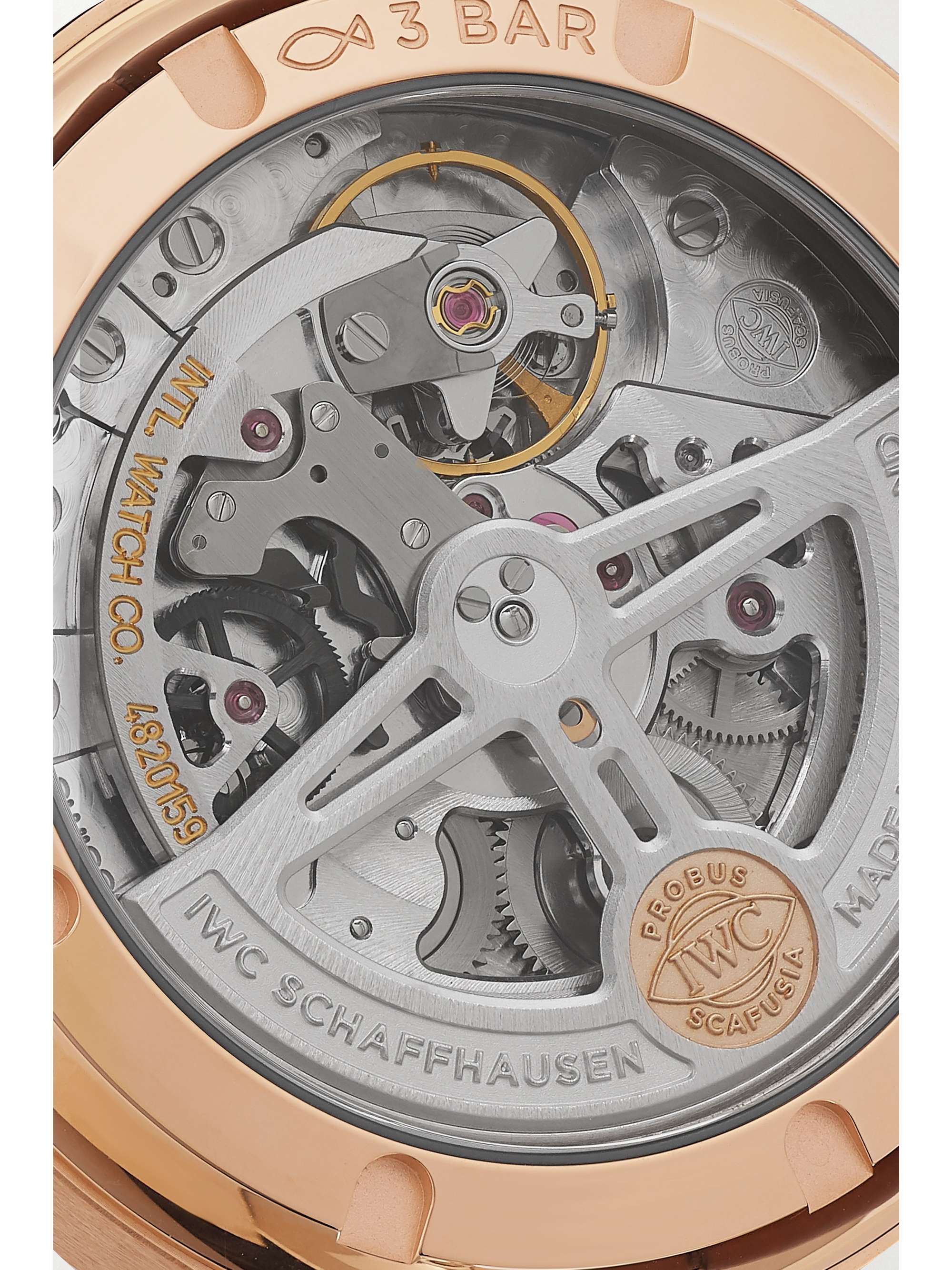 IWC SCHAFFHAUSEN Portugieser Automatic 40,4 mm Uhr aus 18 Karat Rotgold mit Alligatorlederarmband