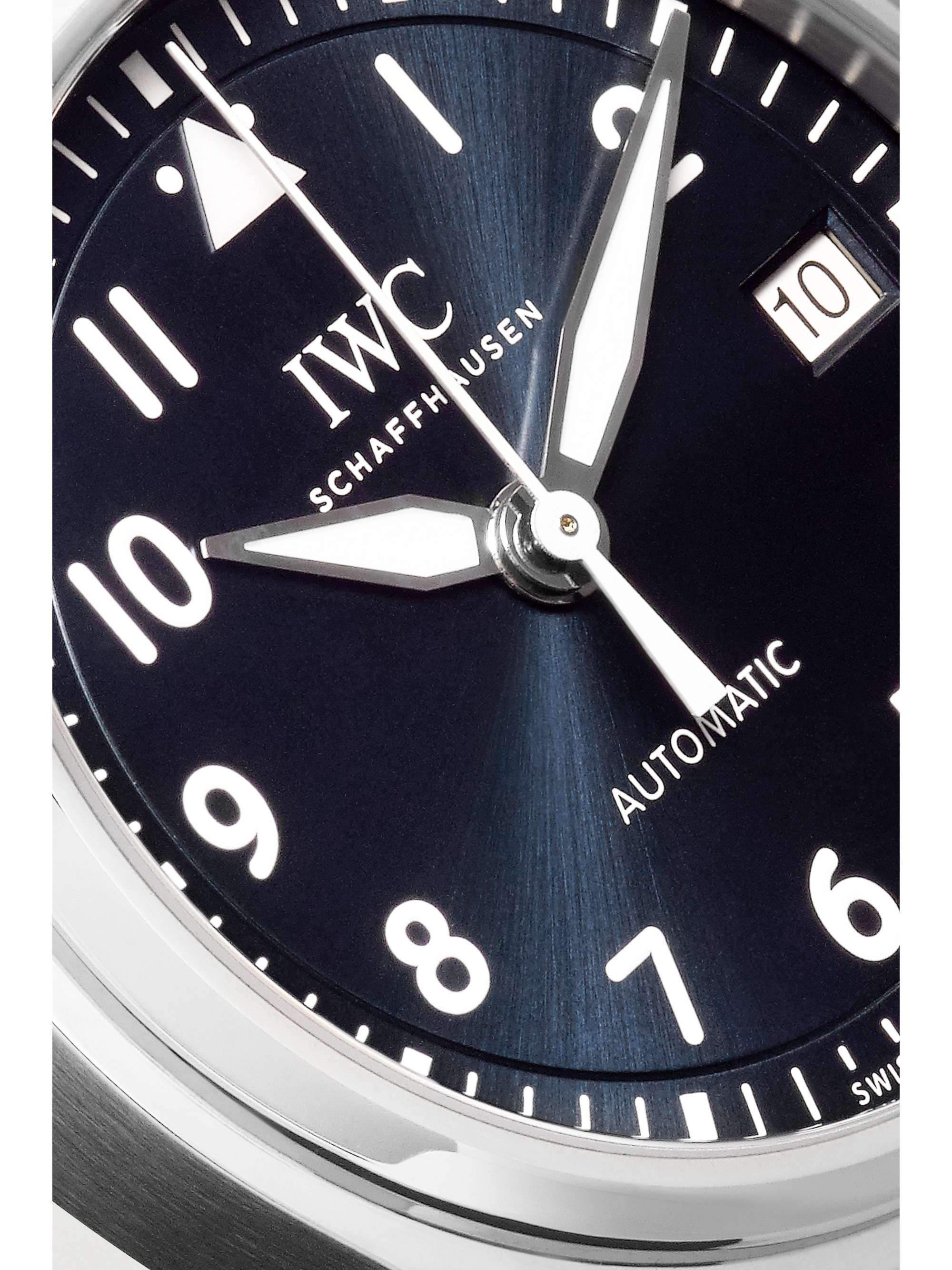 IWC SCHAFFHAUSEN Pilot's Automatic 36mm stainless steel and alligator watch