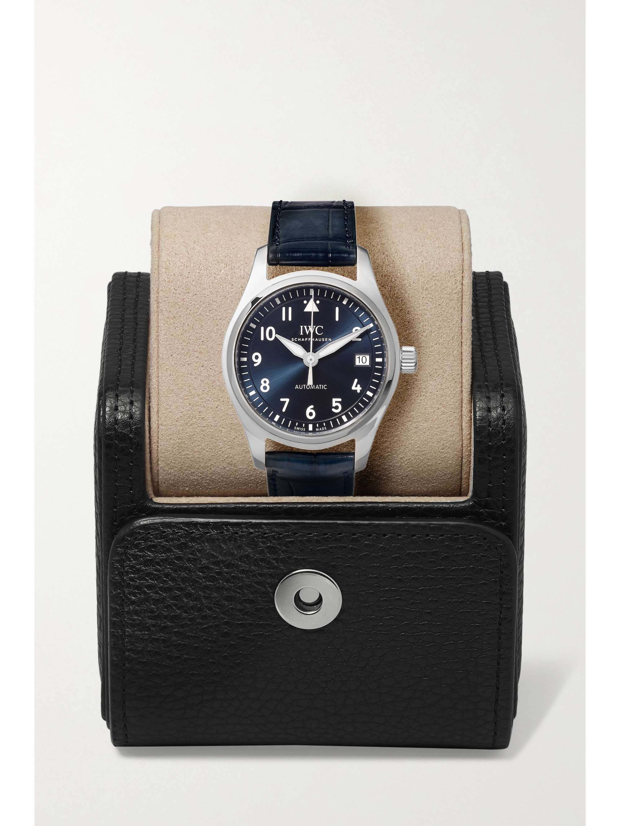 IWC SCHAFFHAUSEN Pilot's Automatic 36mm stainless steel and alligator watch