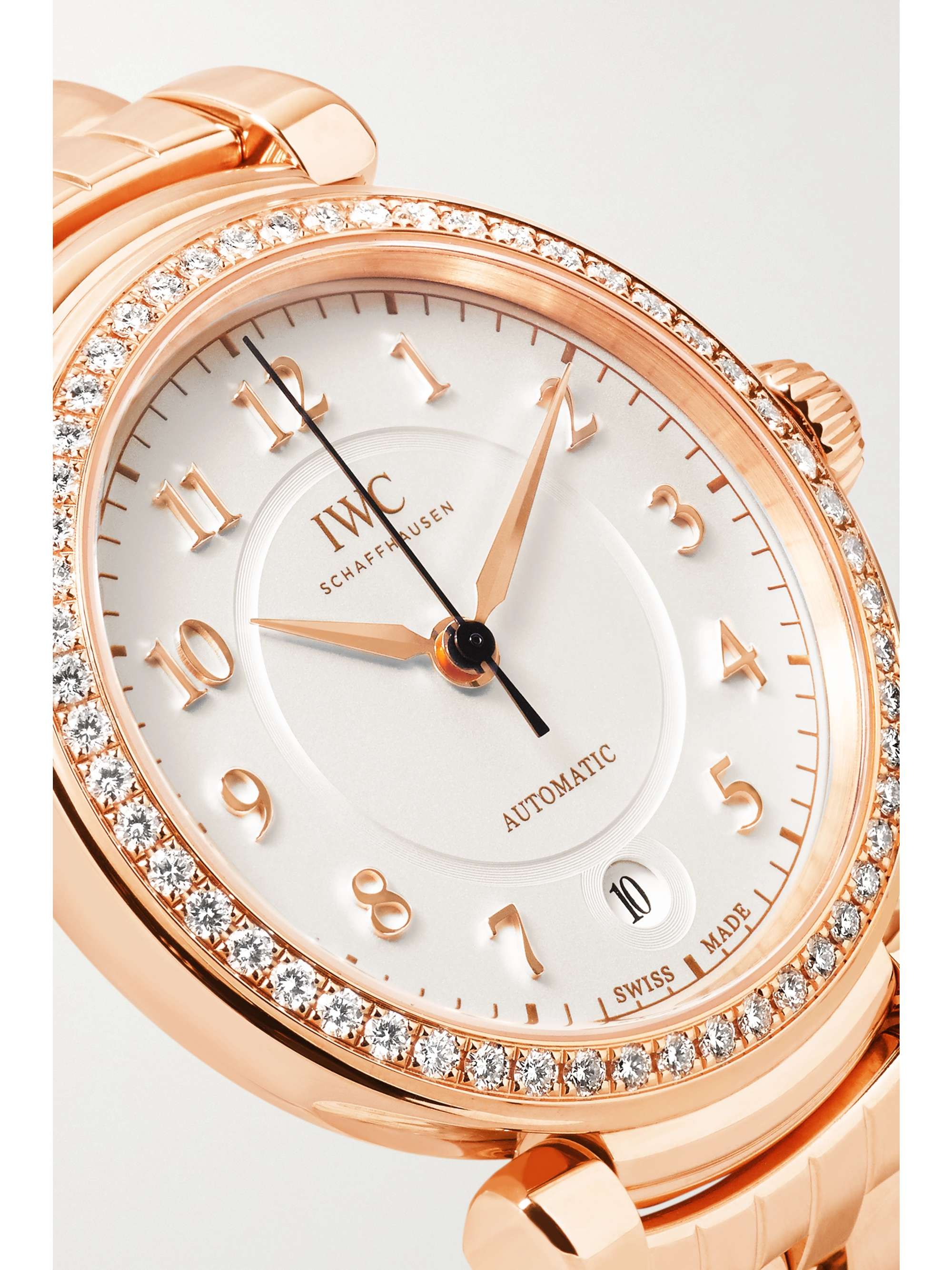 IWC SCHAFFHAUSEN Da Vinci Automatic 36 18-karat red gold diamond watch