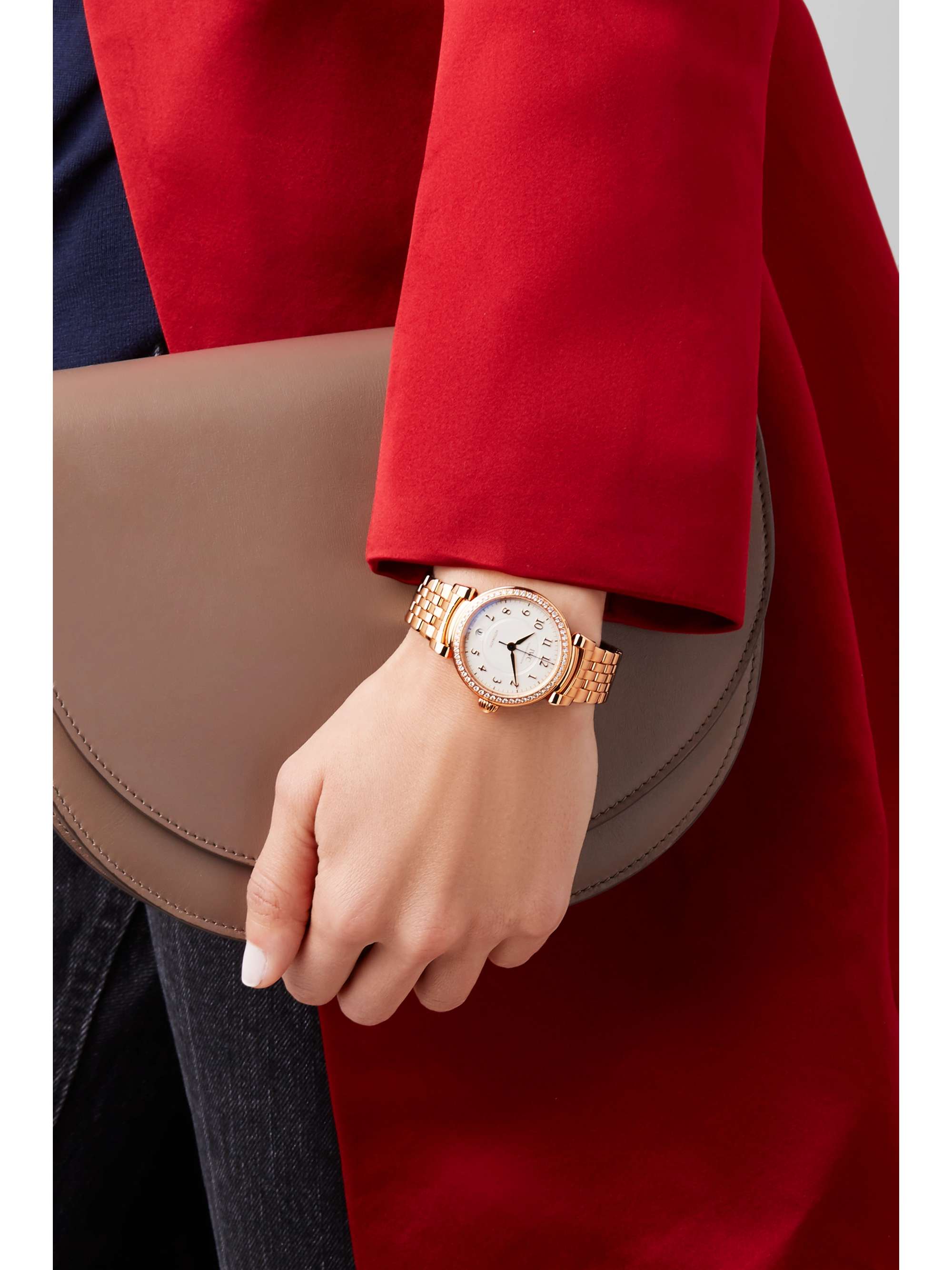 IWC SCHAFFHAUSEN Da Vinci Automatic 36 18-karat red gold diamond watch