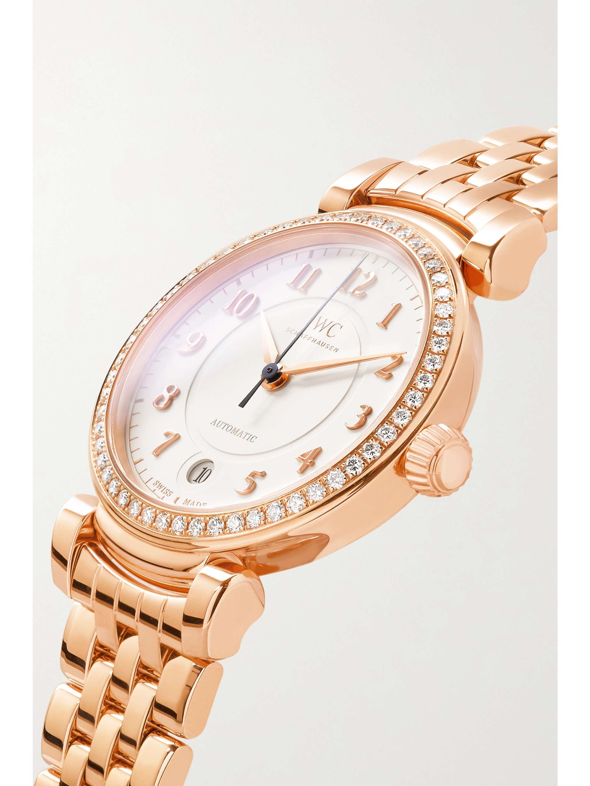 IWC SCHAFFHAUSEN Da Vinci Automatic 36 18-karat red gold diamond watch