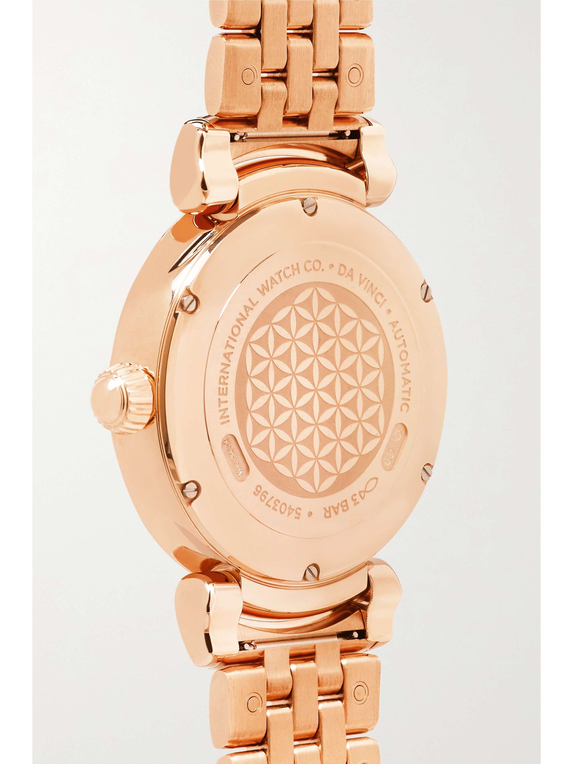 IWC SCHAFFHAUSEN Da Vinci Automatic 36 18-karat red gold diamond watch