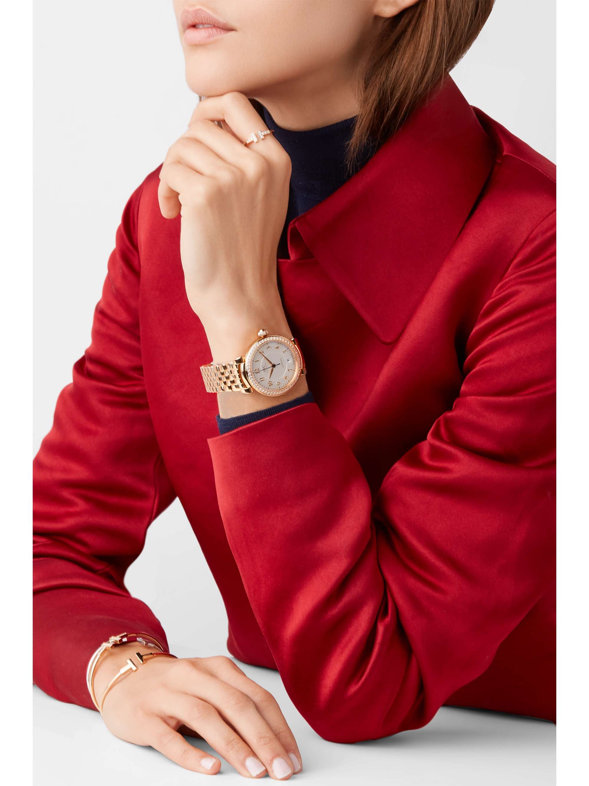IWC SCHAFFHAUSEN Da Vinci Automatic 36 18-karat red gold diamond watch