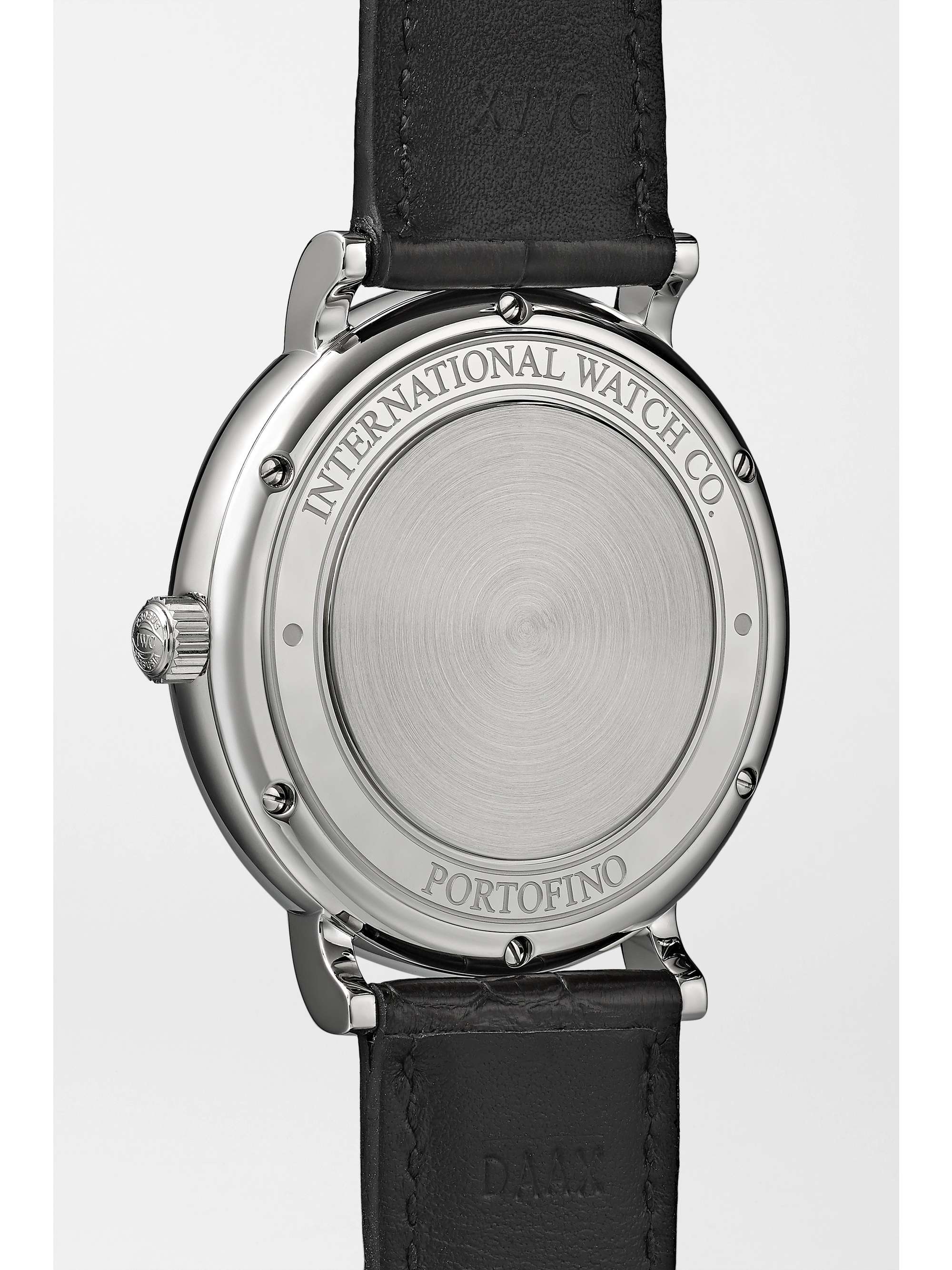 IWC SCHAFFHAUSEN Portofino Automatic 40mm stainless steel and alligator watch