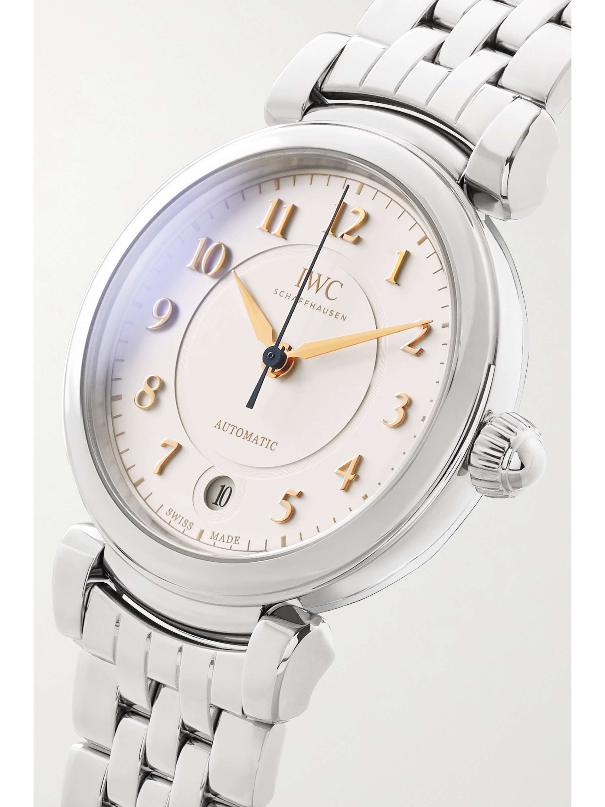 IWC SCHAFFHAUSEN Da Vinci Automatic 36 mm Uhr aus Edelstahl