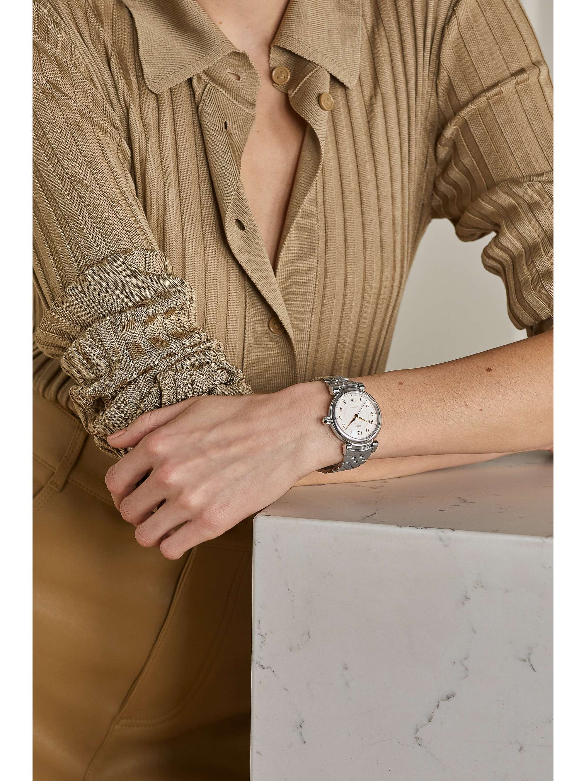 IWC SCHAFFHAUSEN Da Vinci Automatic 36 mm Uhr aus Edelstahl