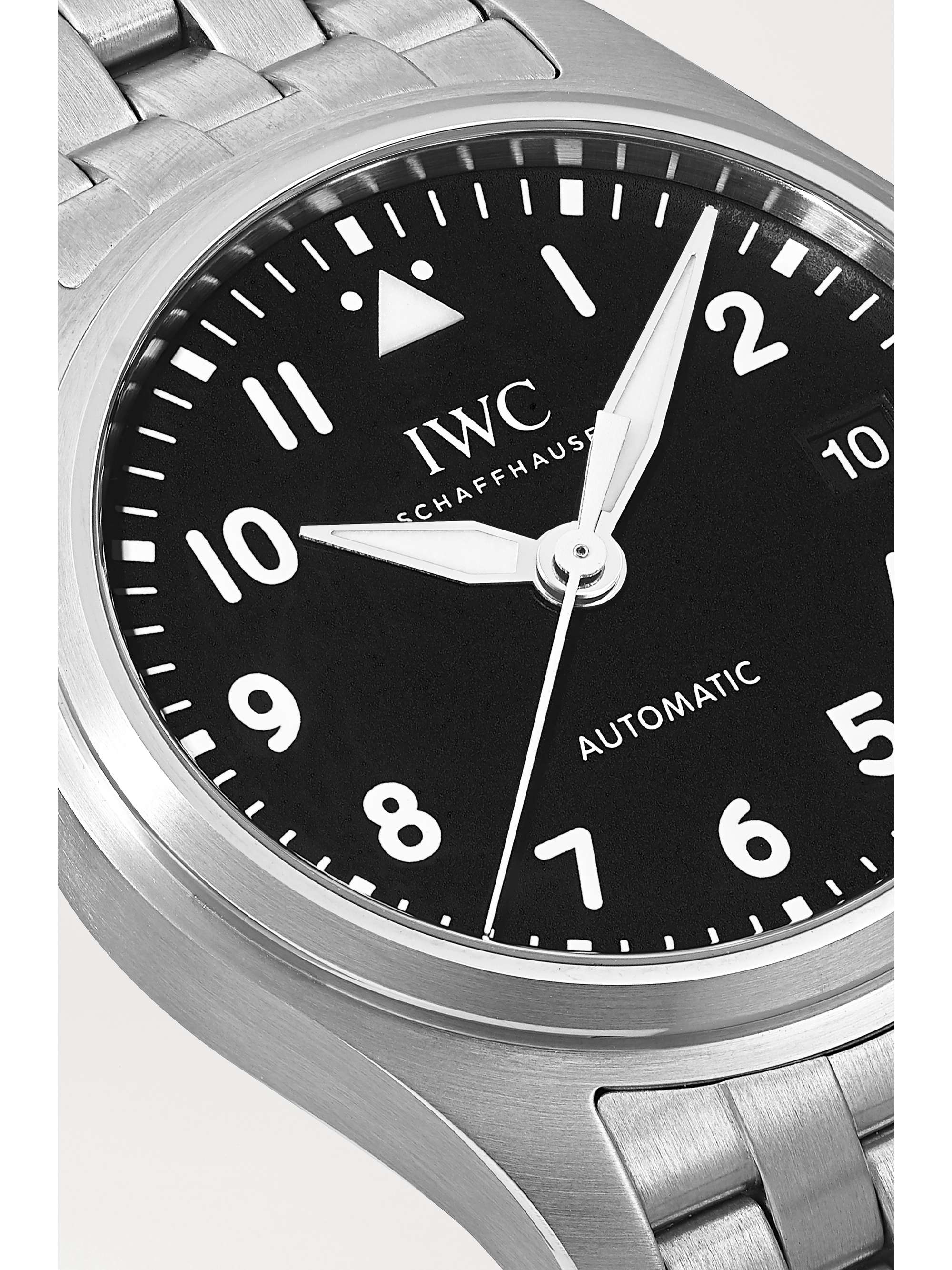 IWC SCHAFFHAUSEN Pilot's Automatic 36mm stainless steel watch