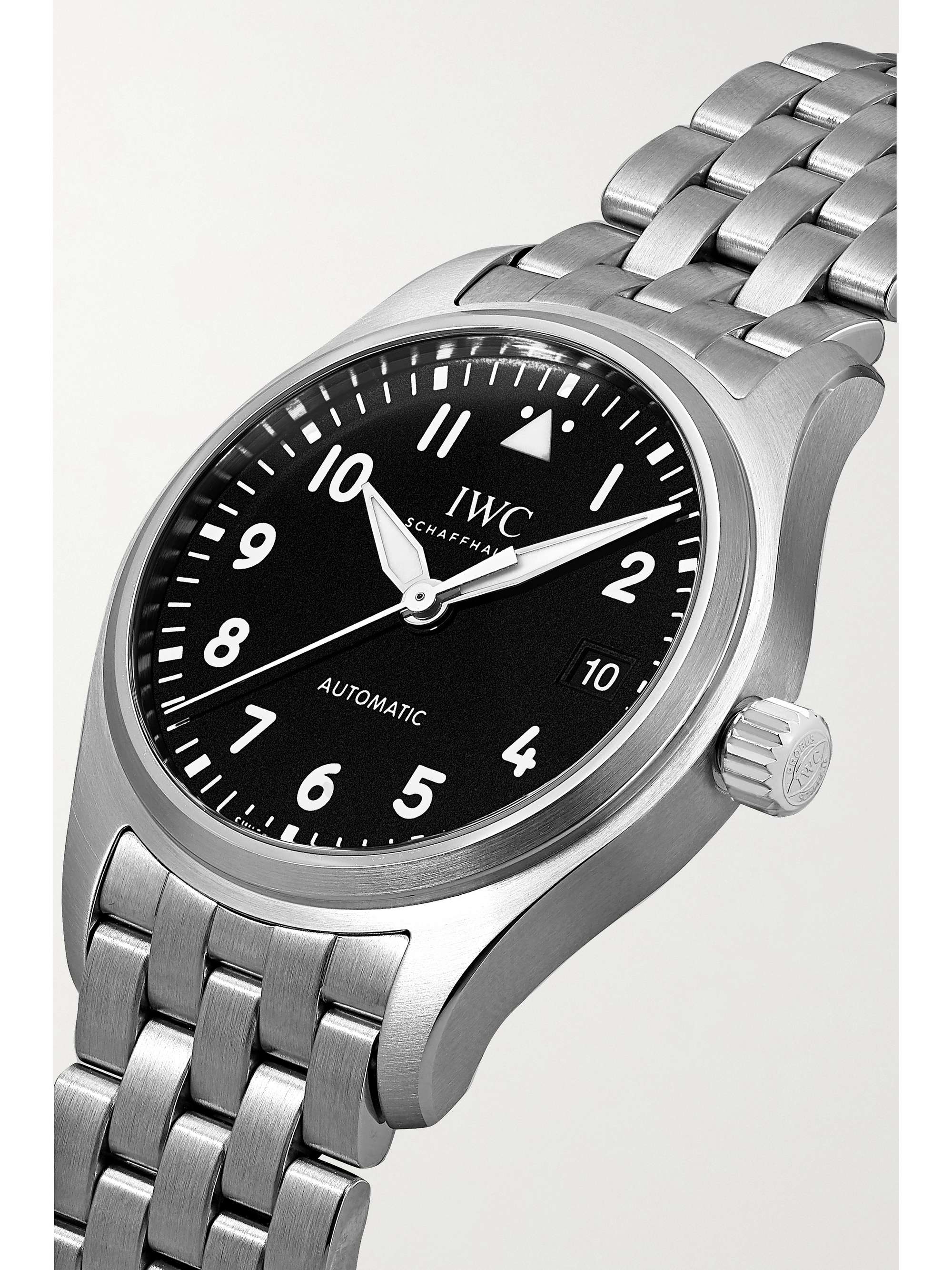 IWC SCHAFFHAUSEN Pilot's Automatic 36mm stainless steel watch