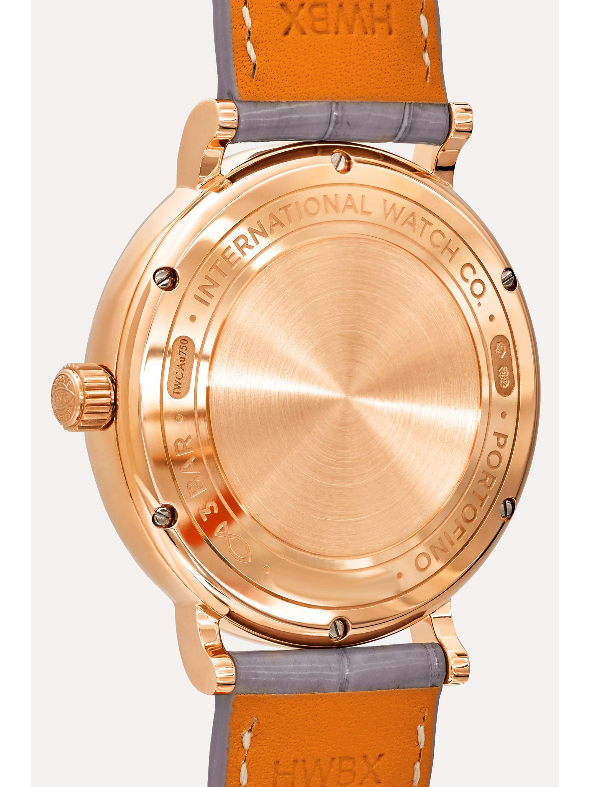 IWC SCHAFFHAUSEN Portofino Automatic 37mm 18-karat red gold, alligator and diamond watch