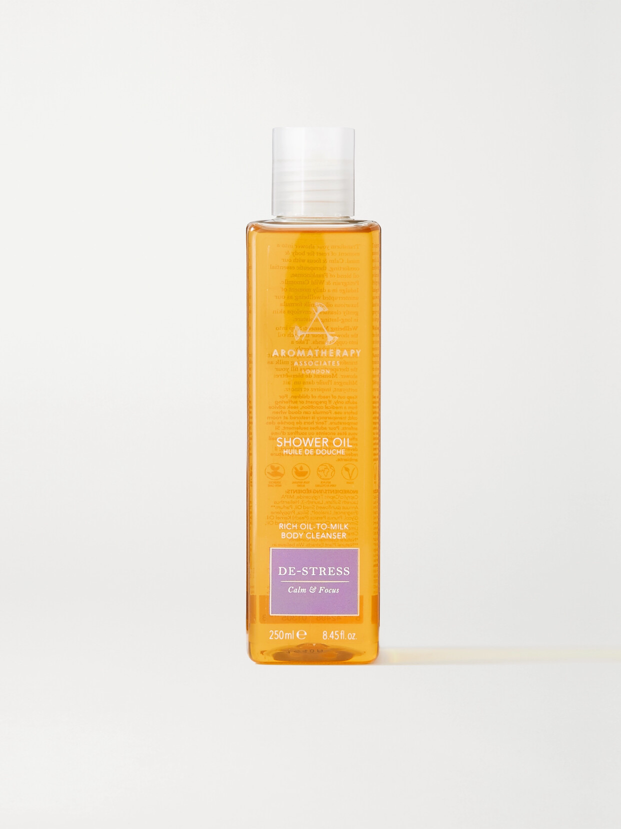 Aromatherapy Associates 8.45 Oz. De-stress Mind Shower Oil In Colorless