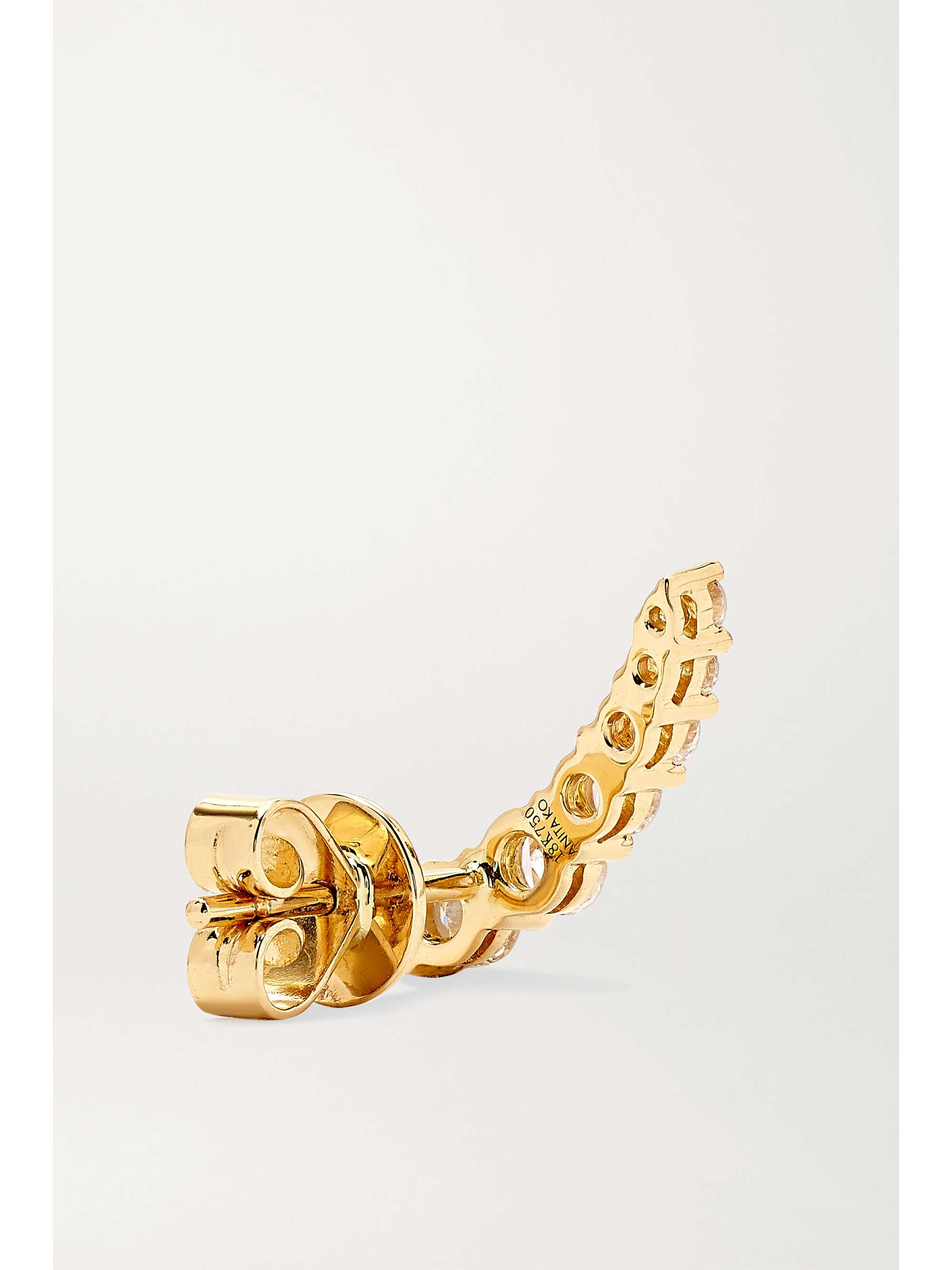 ANITA KO Ohrringe aus 18 Karat Gold mit Diamanten