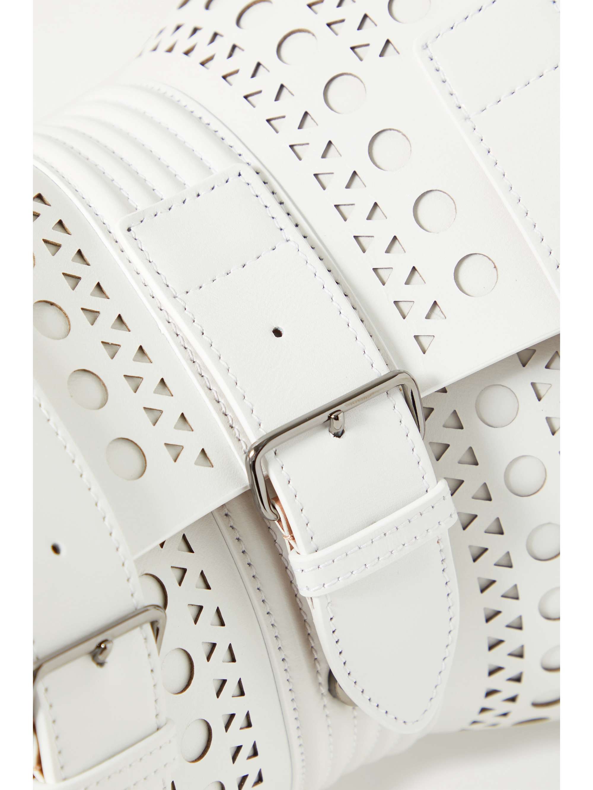 ALAÏA Editions Corset 22 scalloped leather tote