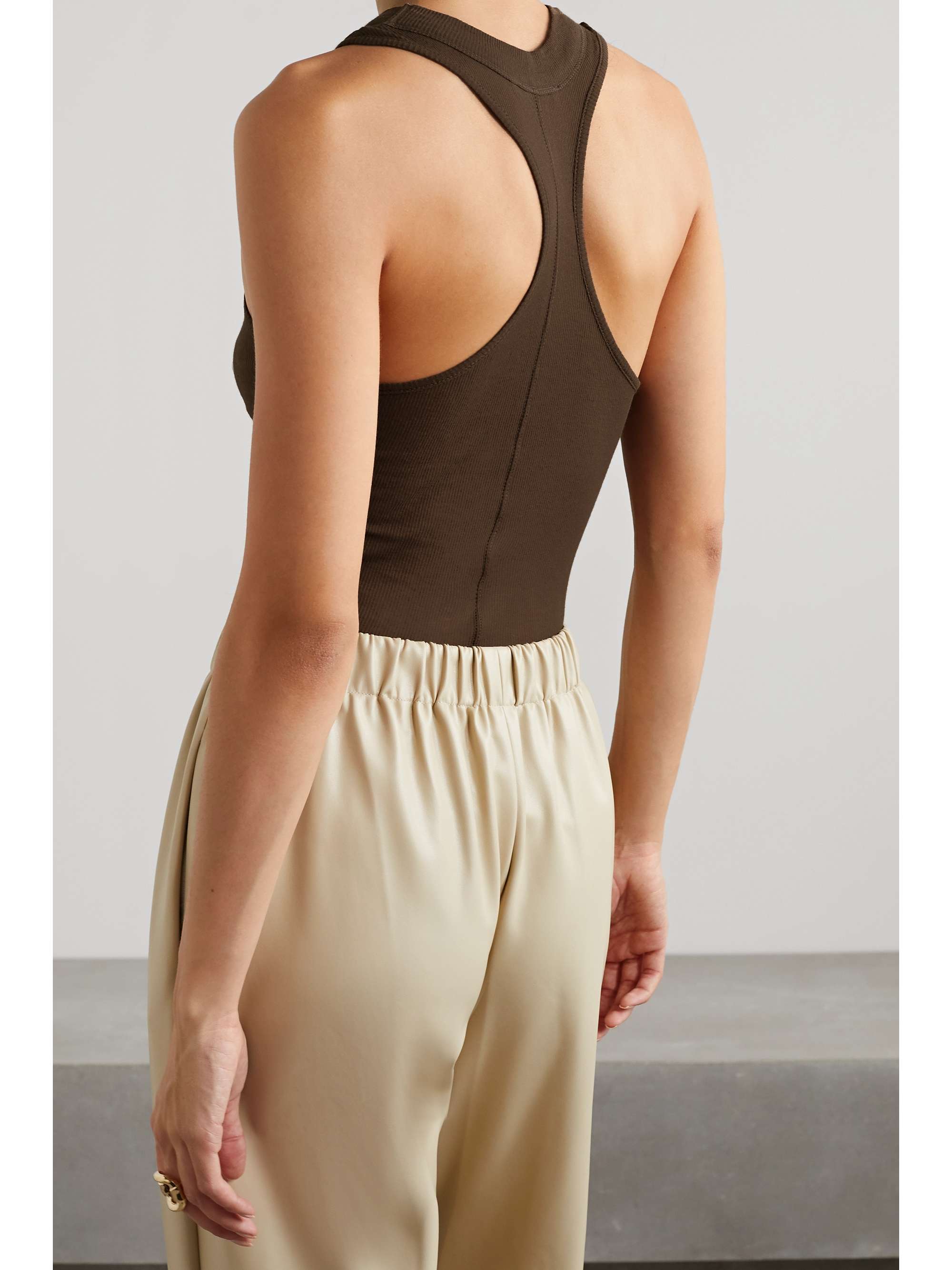 BITE STUDIOS Ribbed organic cotton-jersey tank