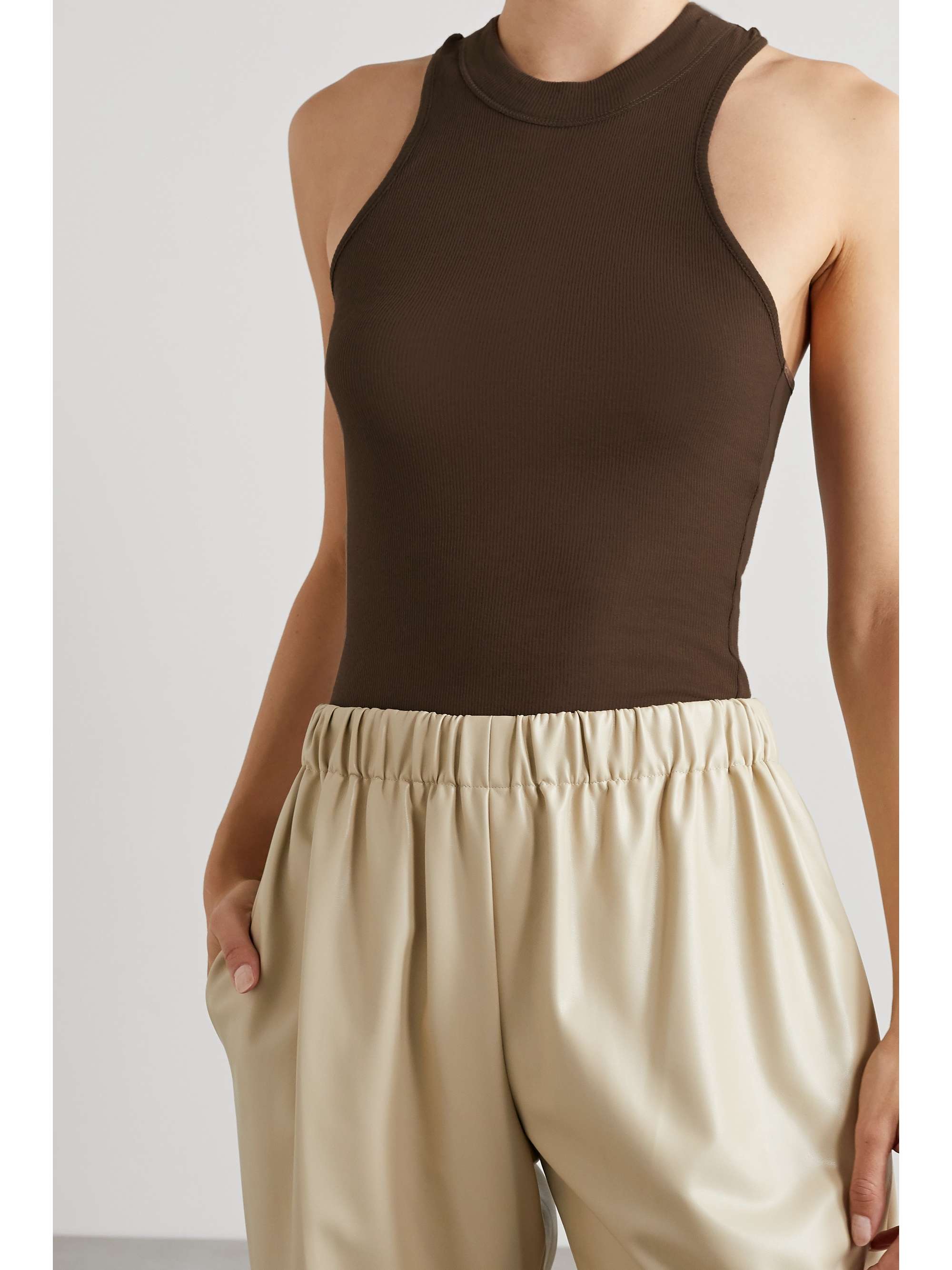 BITE STUDIOS Ribbed organic cotton-jersey tank