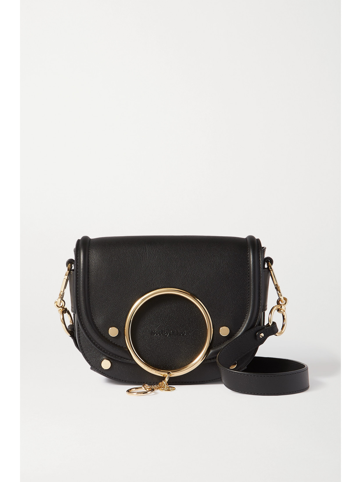 See By Chloé Mara Leather Shoulder Bag In Black