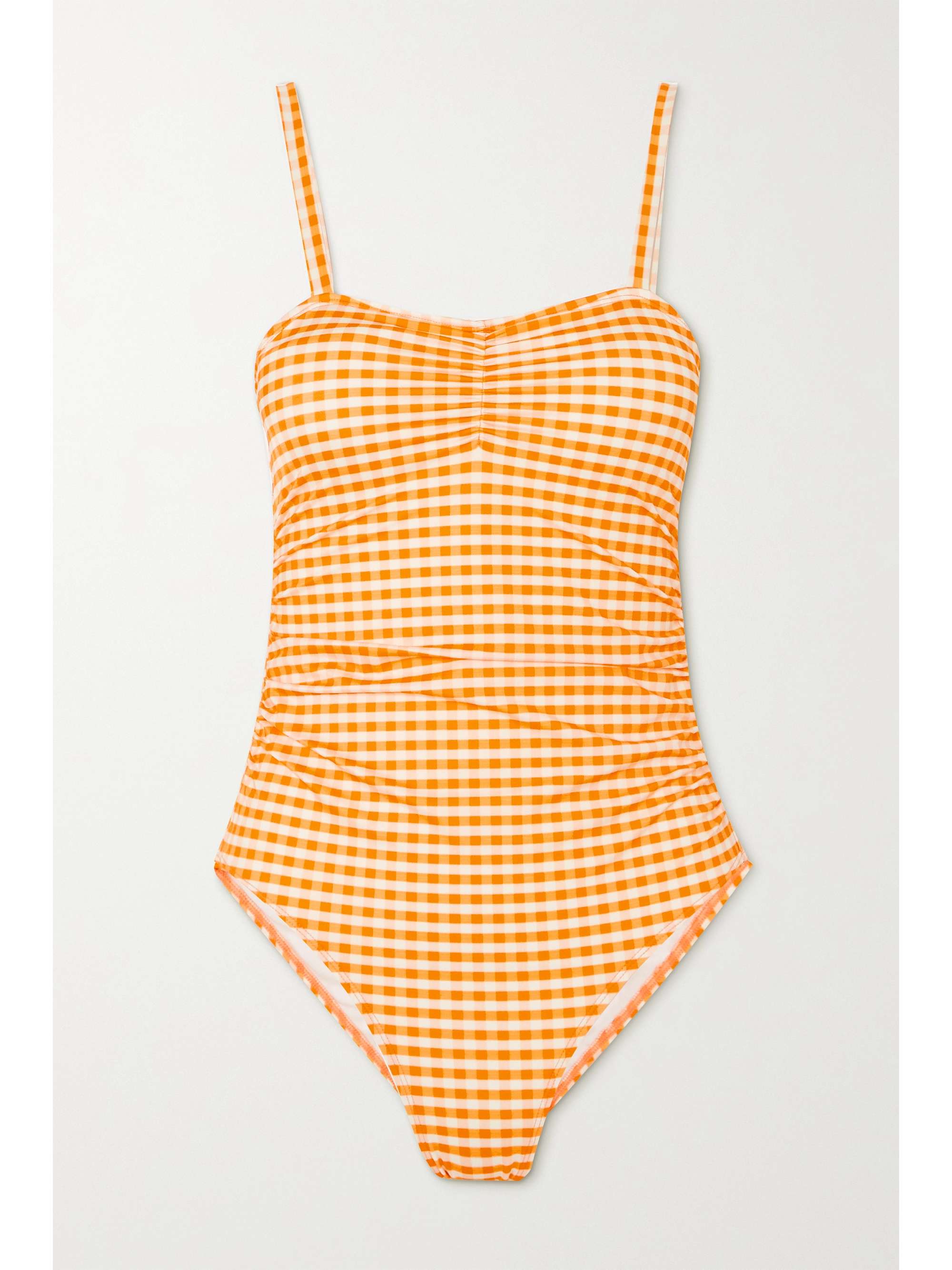yellow gingham swimsuit