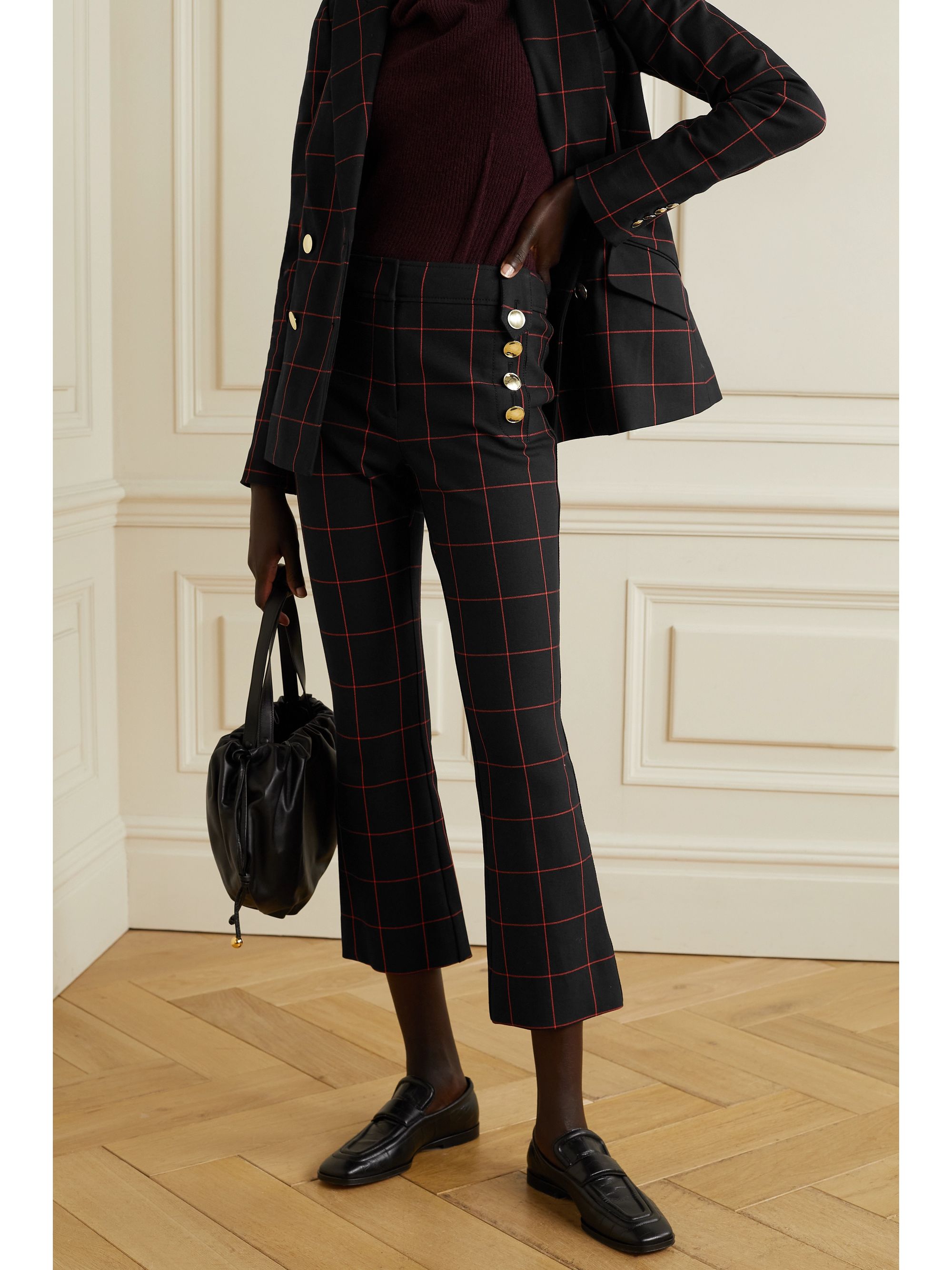 lam 10 crosby robertson flare pants 