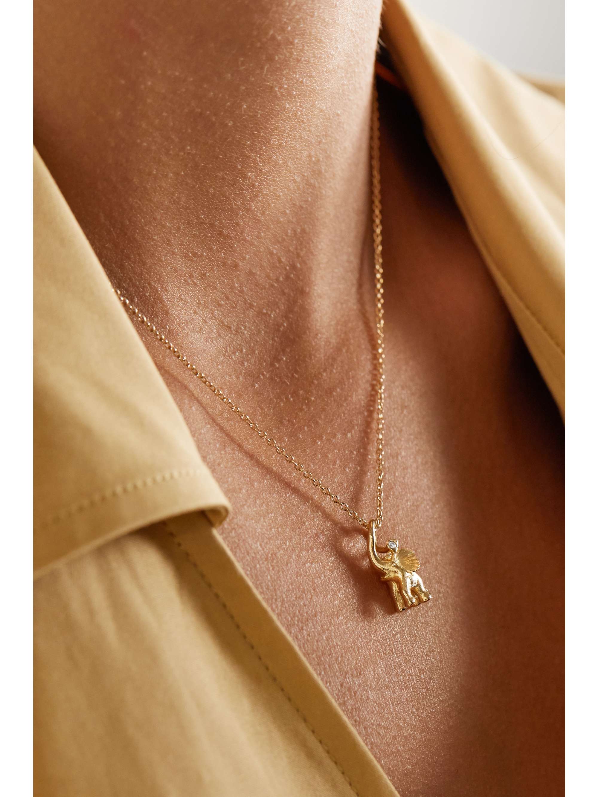 OLE LYNGGAARD COPENHAGEN My Little World 18-karat gold diamond necklace
