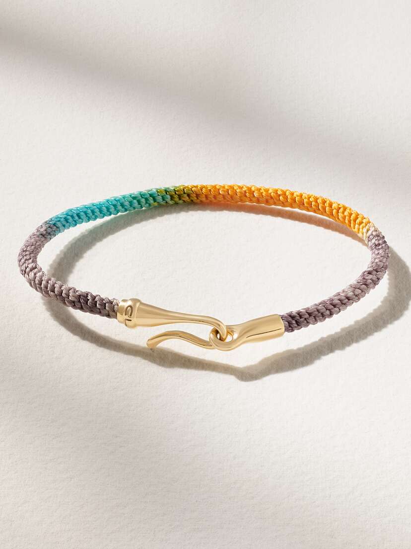 OLE LYNGGAARD COPENHAGEN ife 18-karat Gold And Rope Bracelet