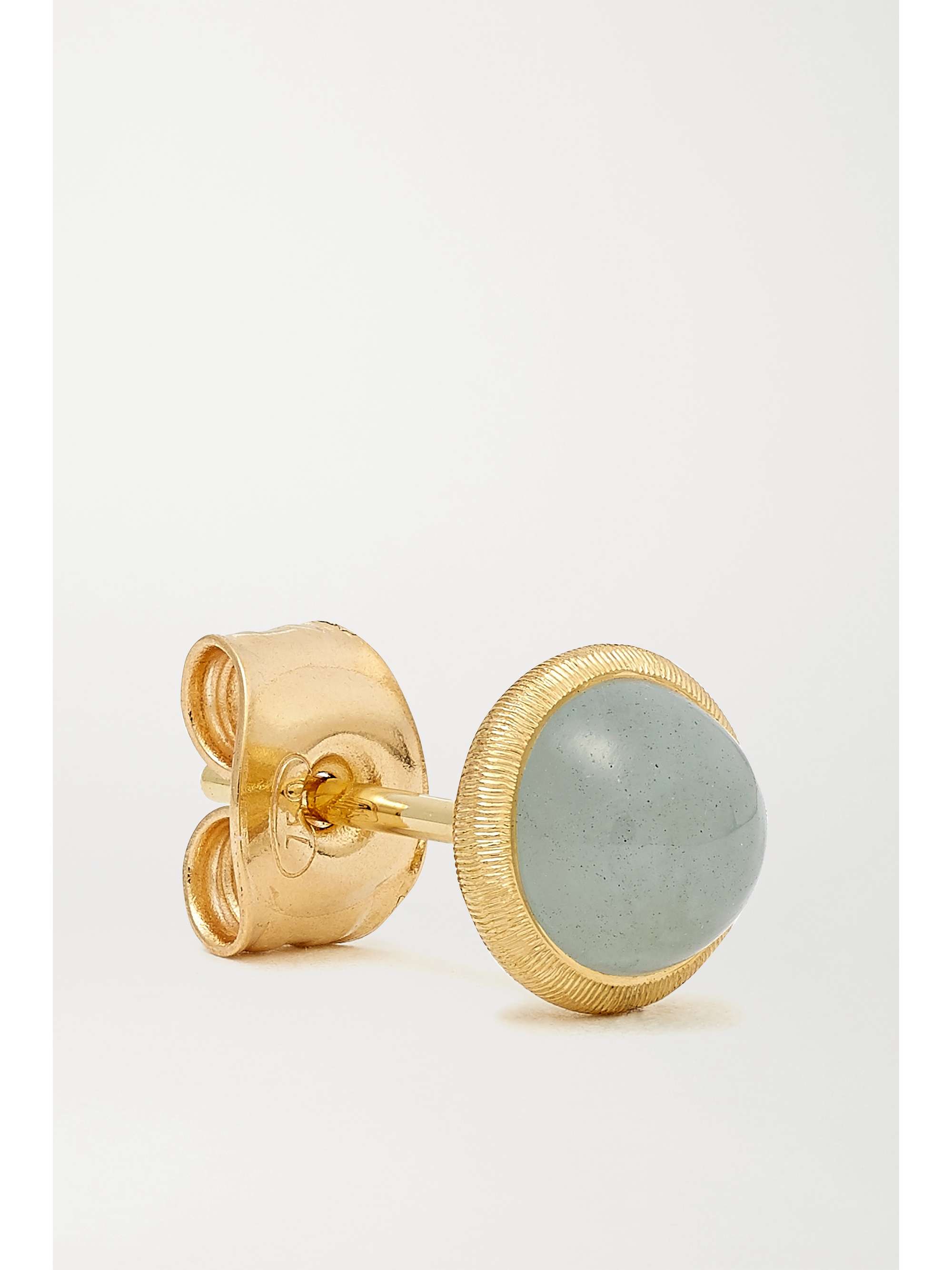 OLE LYNGGAARD COPENHAGEN Lotus 18-karat gold opal earrings