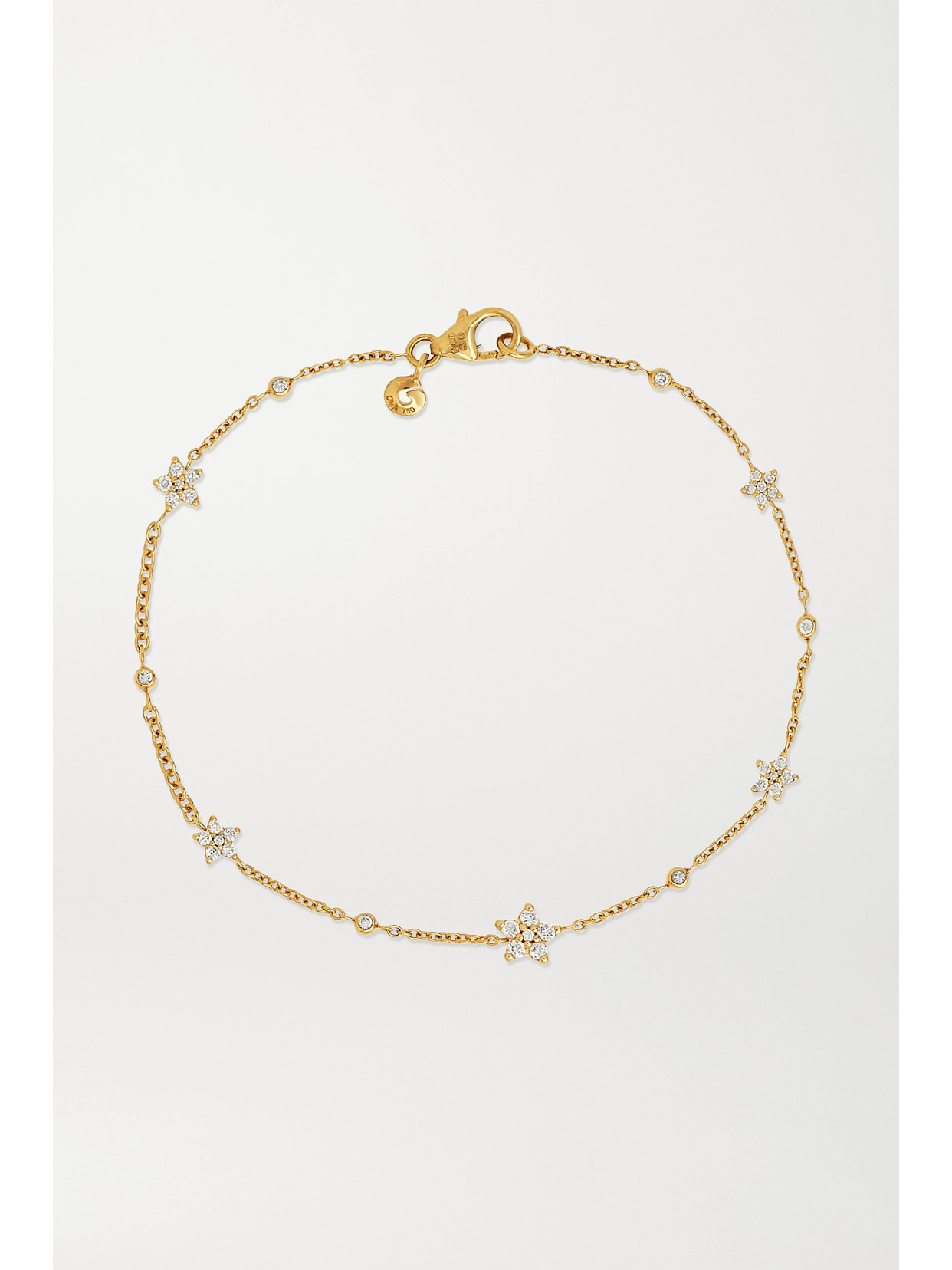 Ole Lynggaard Copenhagen Shooting Stars 18-karat Gold Diamond Bracelet In Gold