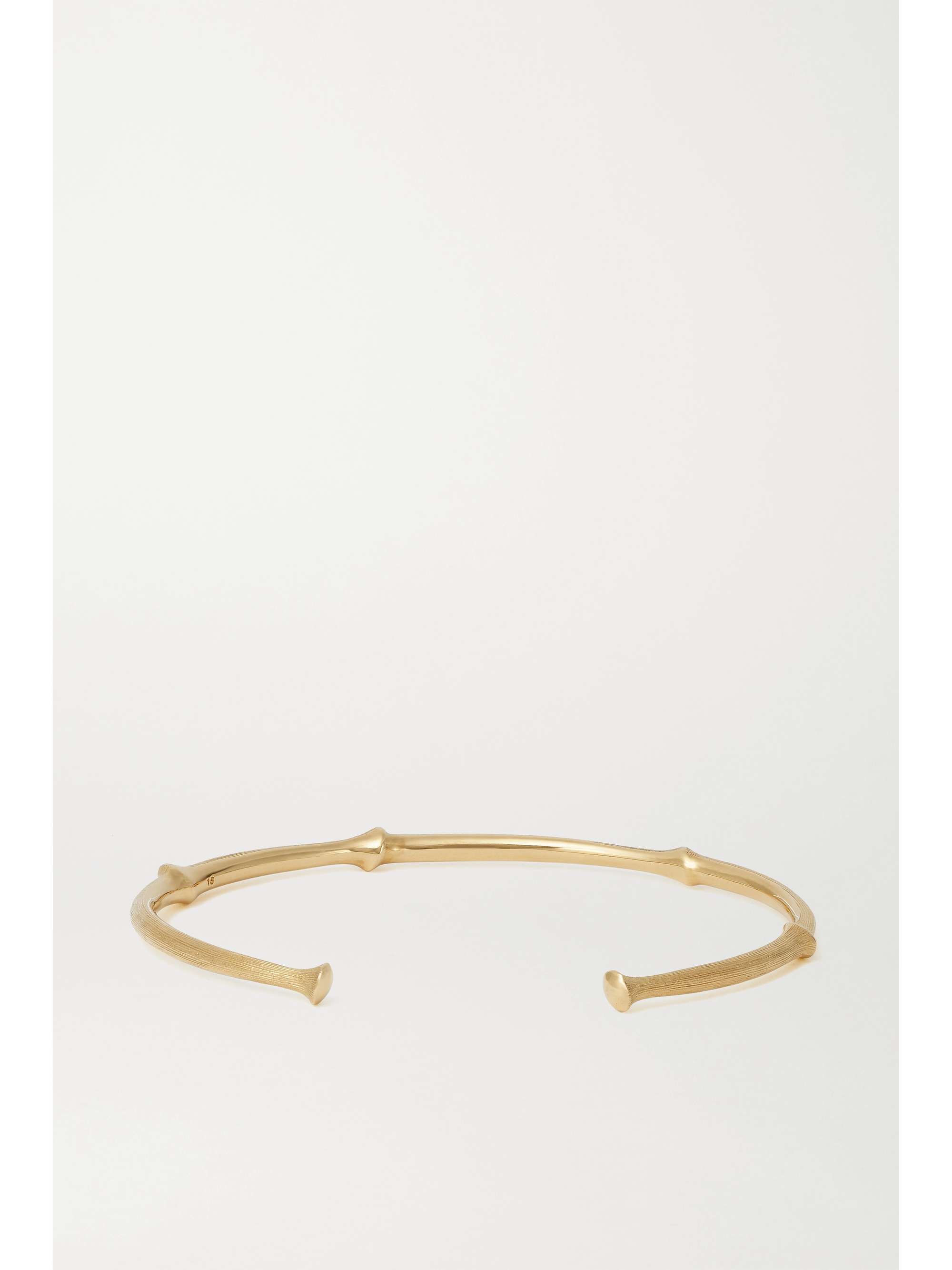 OLE LYNGGAARD COPENHAGEN Nature 18-karat gold cuff