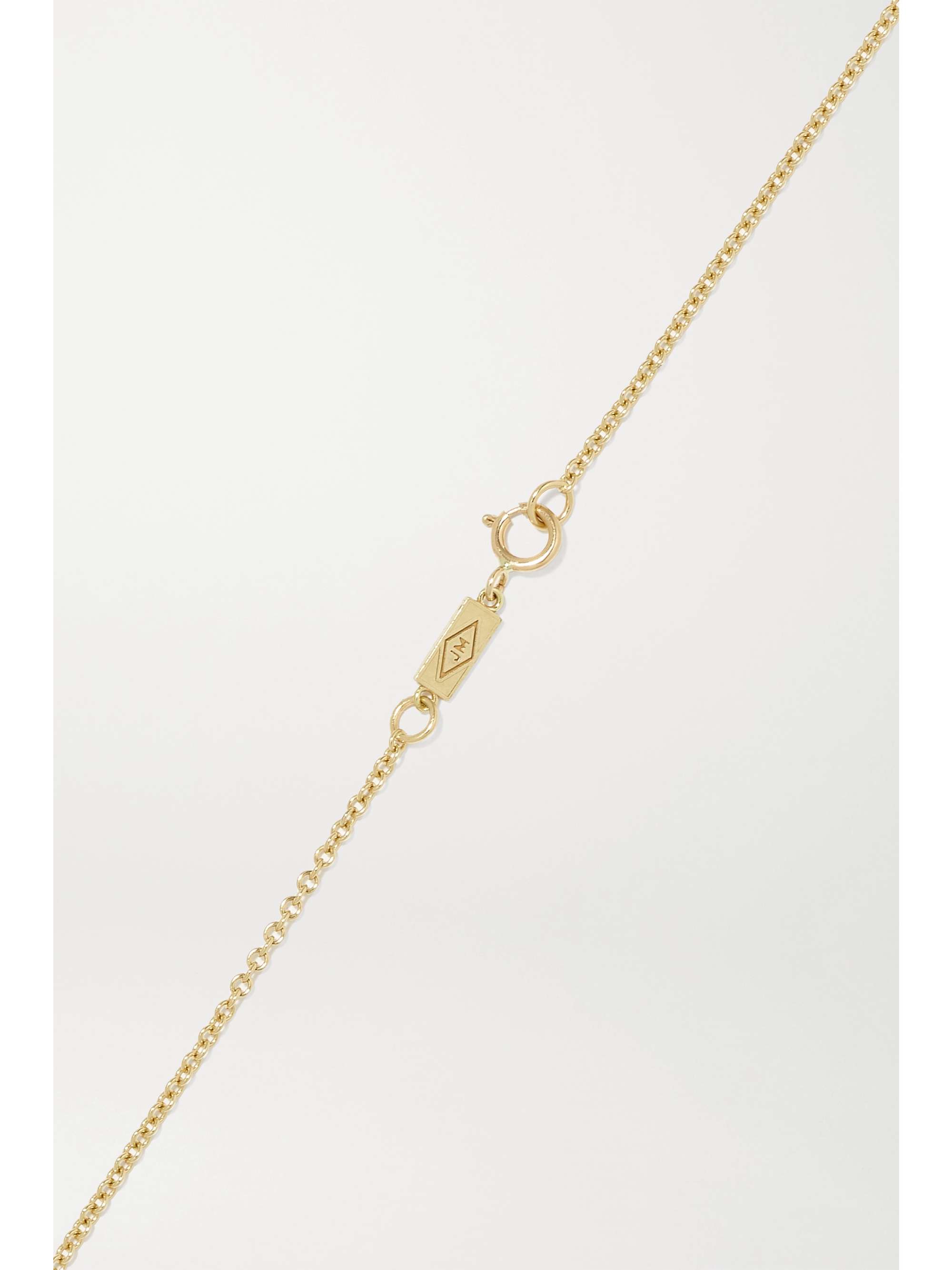 JENNIFER MEYER Illusion 18-karat gold diamond necklace