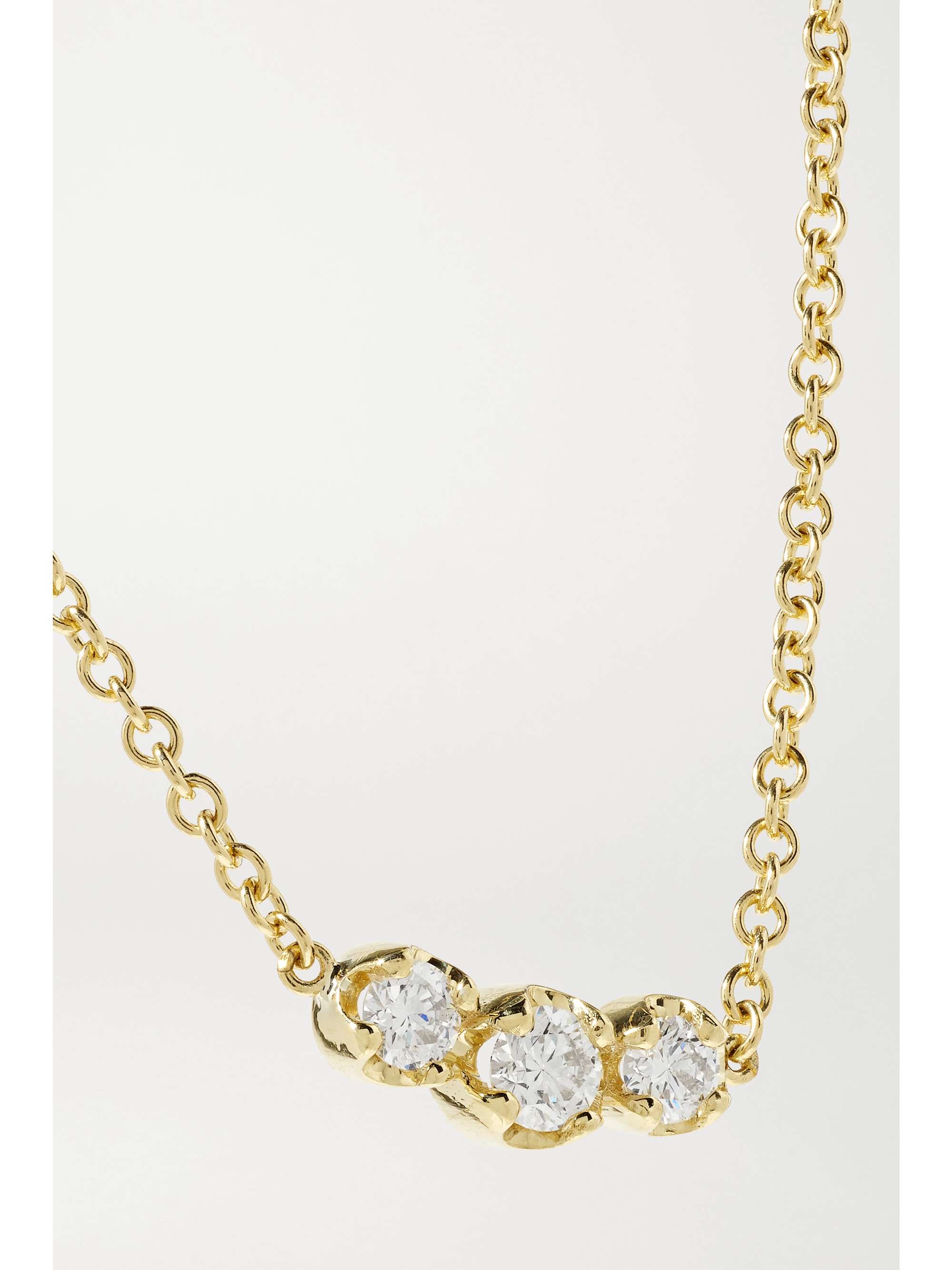 JENNIFER MEYER Illusion 18-karat gold diamond necklace