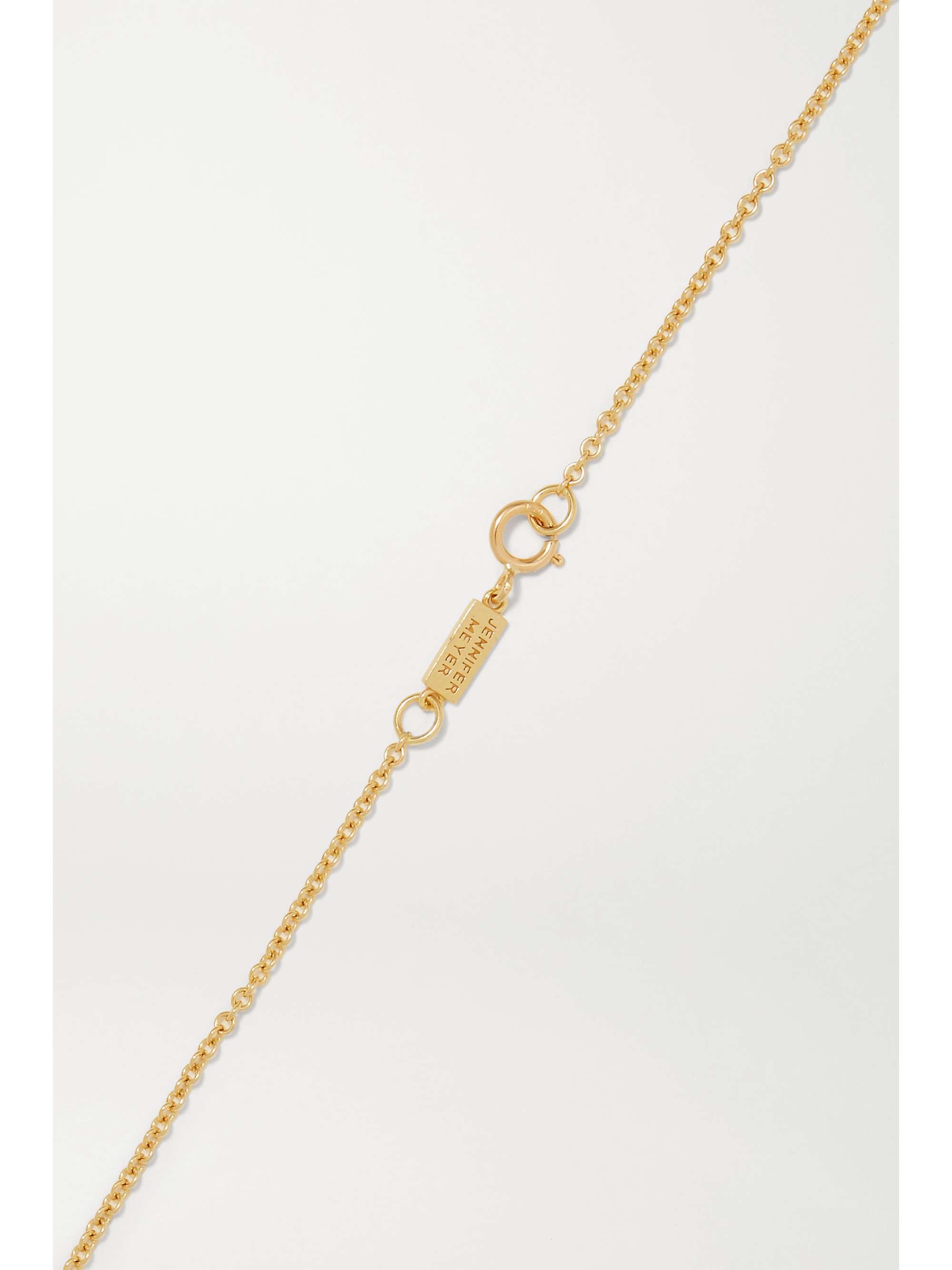 JENNIFER MEYER 18-karat gold sapphire necklace