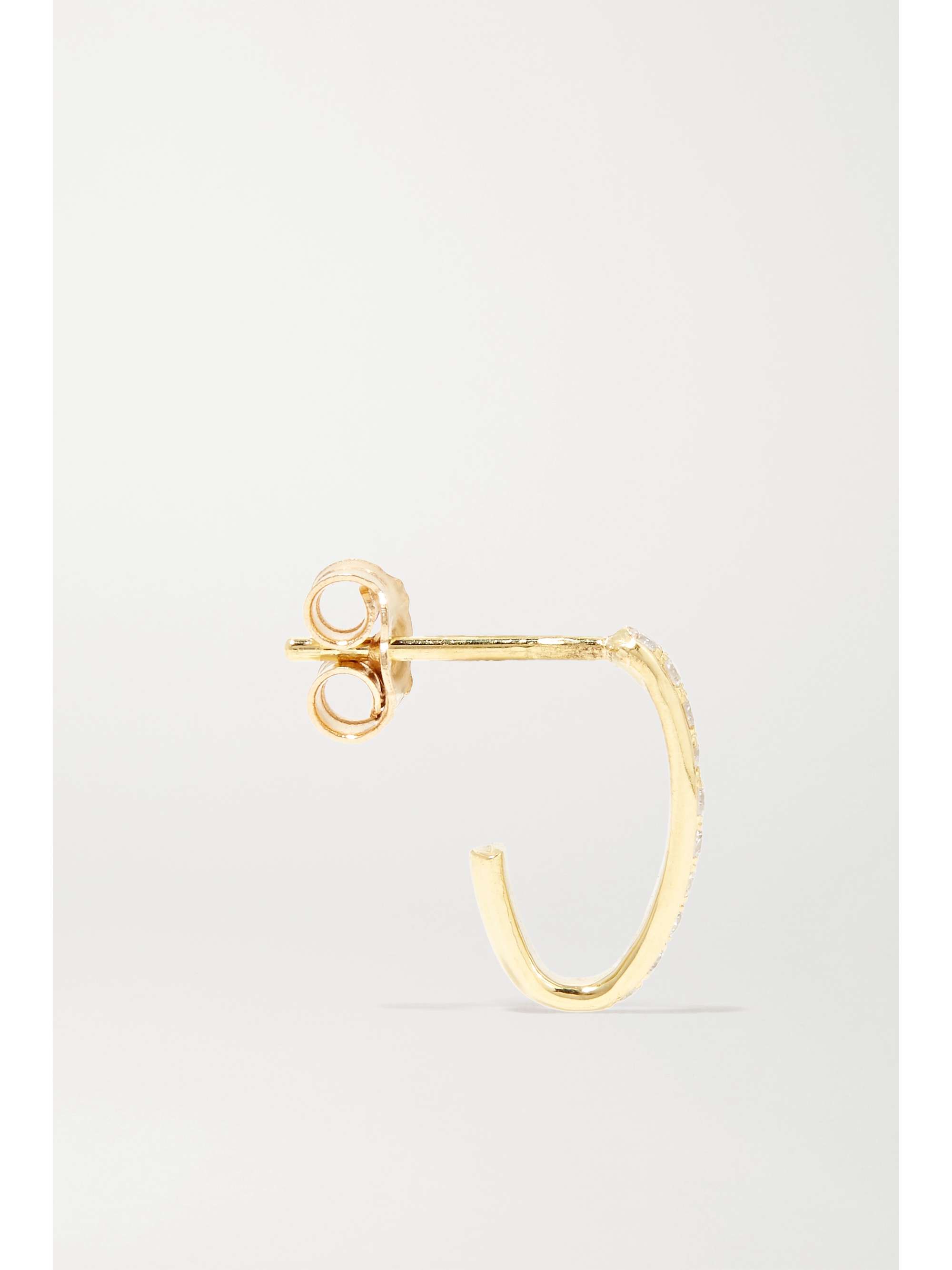 JENNIFER MEYER Edith 18-karat gold diamond hoop earrings